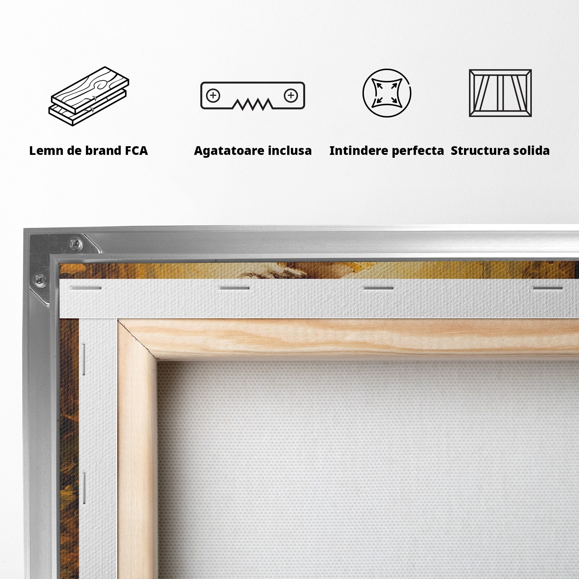 Tablou Canvas Premium LuxCanva® GV1053, Poezia Frunzelor, Femeie, Padure, Toamna, Eleganta, Mister, Living, Dormitor, Culori Vibrante