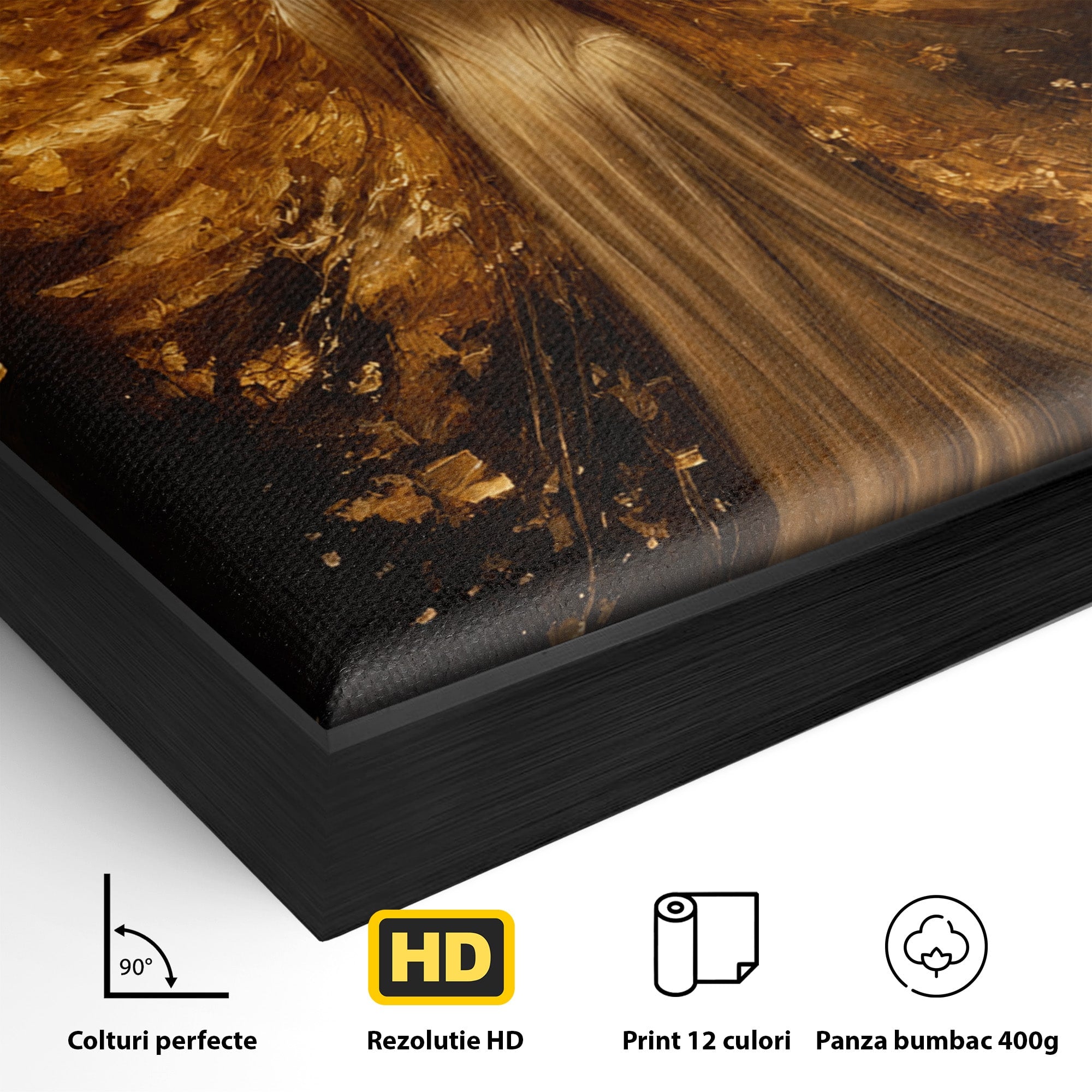 Tablou Canvas Premium LuxCanva® GV1054, Ingerul Renasterii, Inger, Aripi, Elegant, Spiritualitate, Living, Culori Vibrante