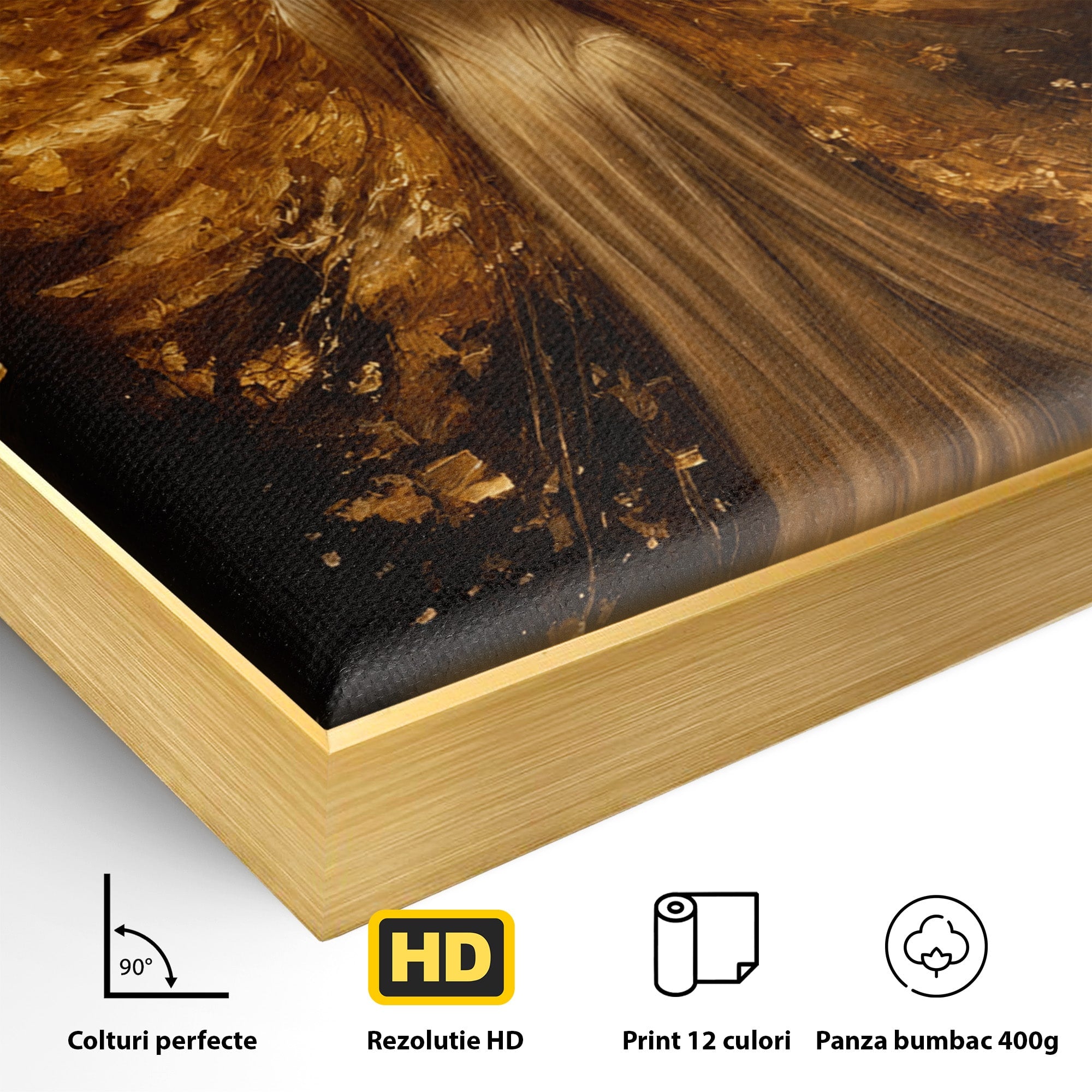 Tablou Canvas Premium LuxCanva® GV1054, Ingerul Renasterii, Inger, Aripi, Elegant, Spiritualitate, Living, Culori Vibrante