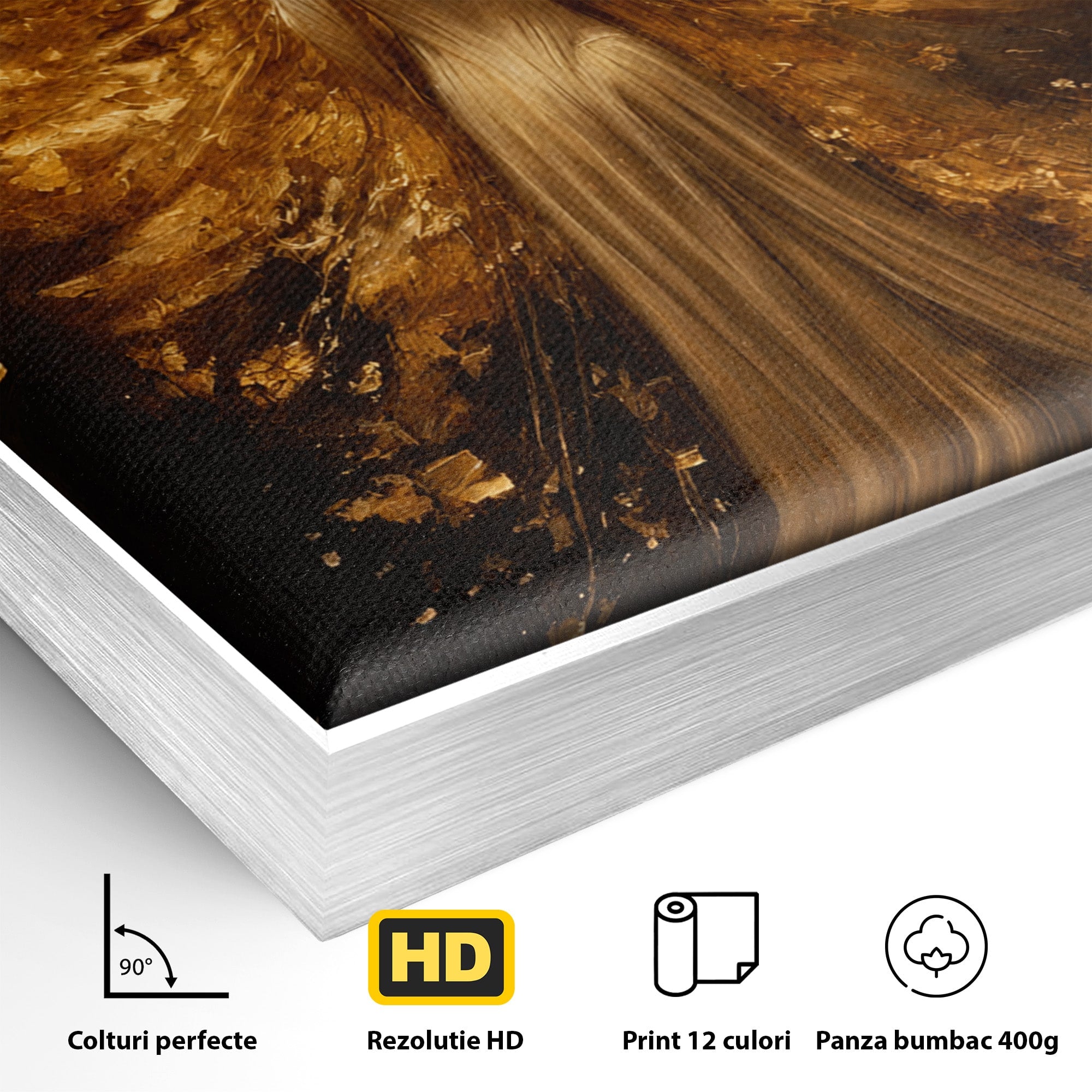 Tablou Canvas Premium LuxCanva® GV1054, Ingerul Renasterii, Inger, Aripi, Elegant, Spiritualitate, Living, Culori Vibrante