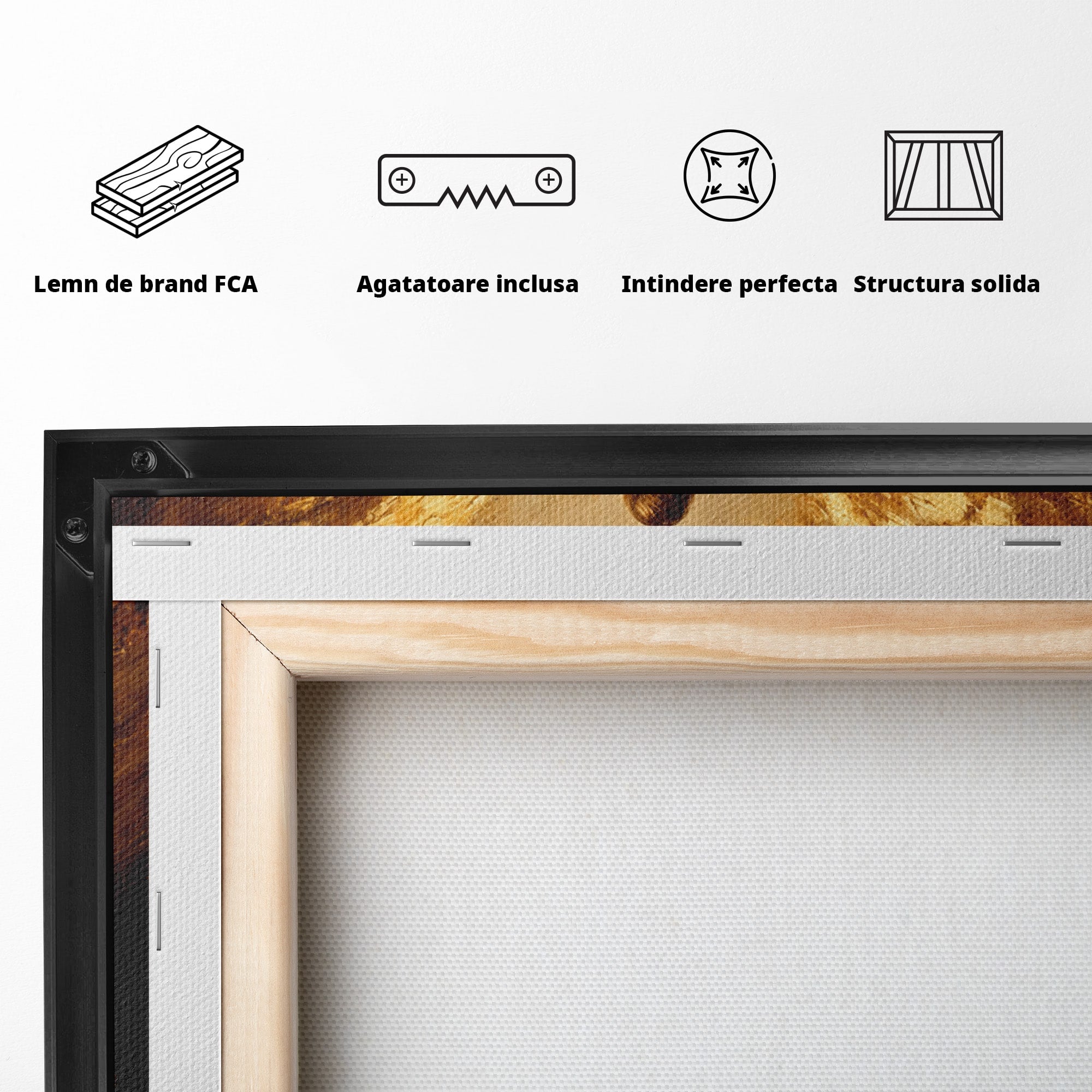 Tablou Canvas Premium LuxCanva® GV1054, Ingerul Renasterii, Inger, Aripi, Elegant, Spiritualitate, Living, Culori Vibrante