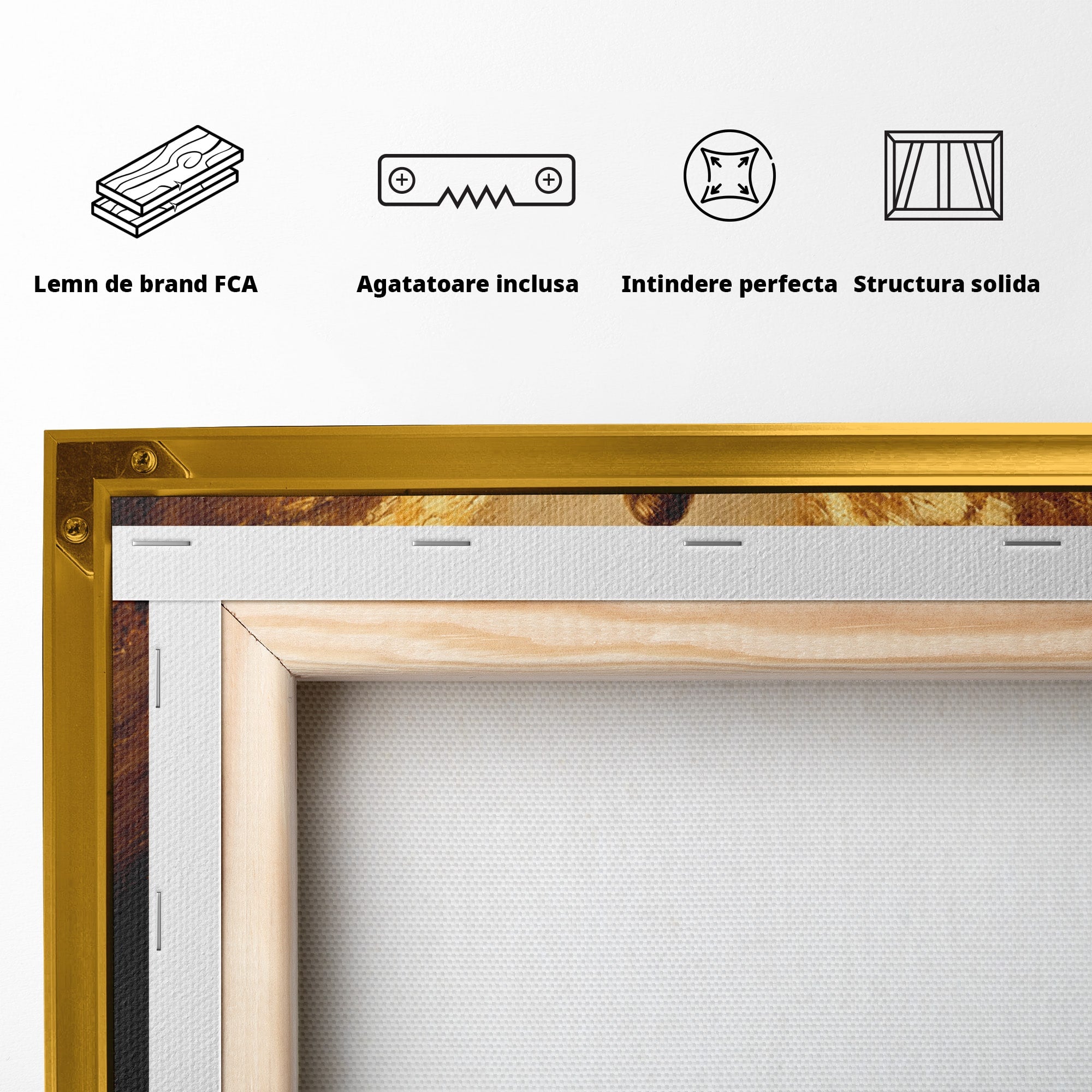 Tablou Canvas Premium LuxCanva® GV1054, Ingerul Renasterii, Inger, Aripi, Elegant, Spiritualitate, Living, Culori Vibrante