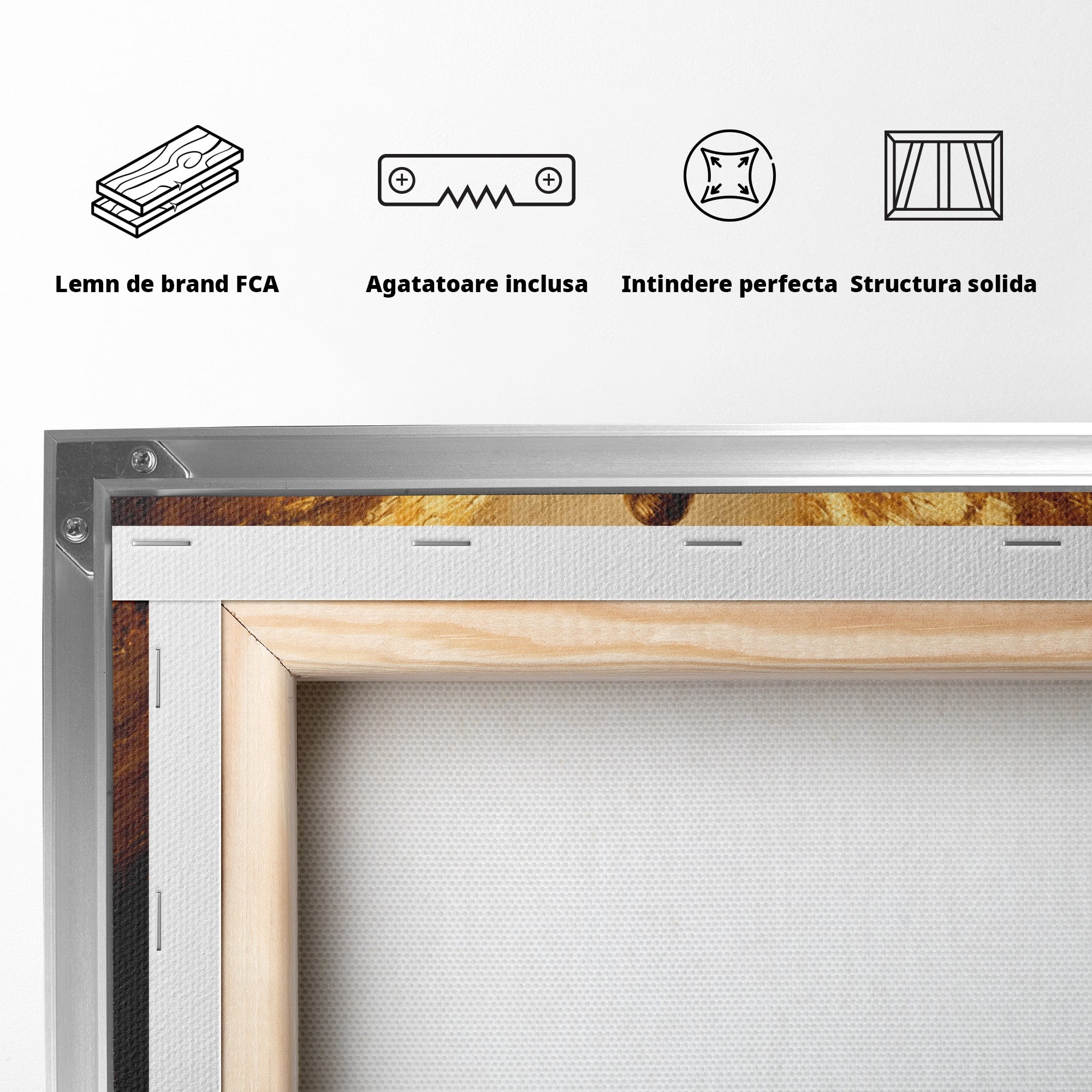 Tablou Canvas Premium LuxCanva® GV1054, Ingerul Renasterii, Inger, Aripi, Elegant, Spiritualitate, Living, Culori Vibrante