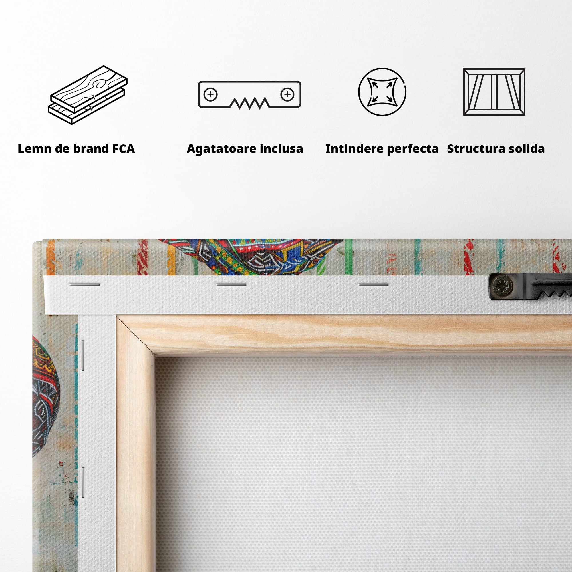 Tablou Canvas Premium LuxCanva® GV1055, Eleganta si Cultura, Portret, Femeie, Turban, Cultura, Arta, Living, Culori Vibrante