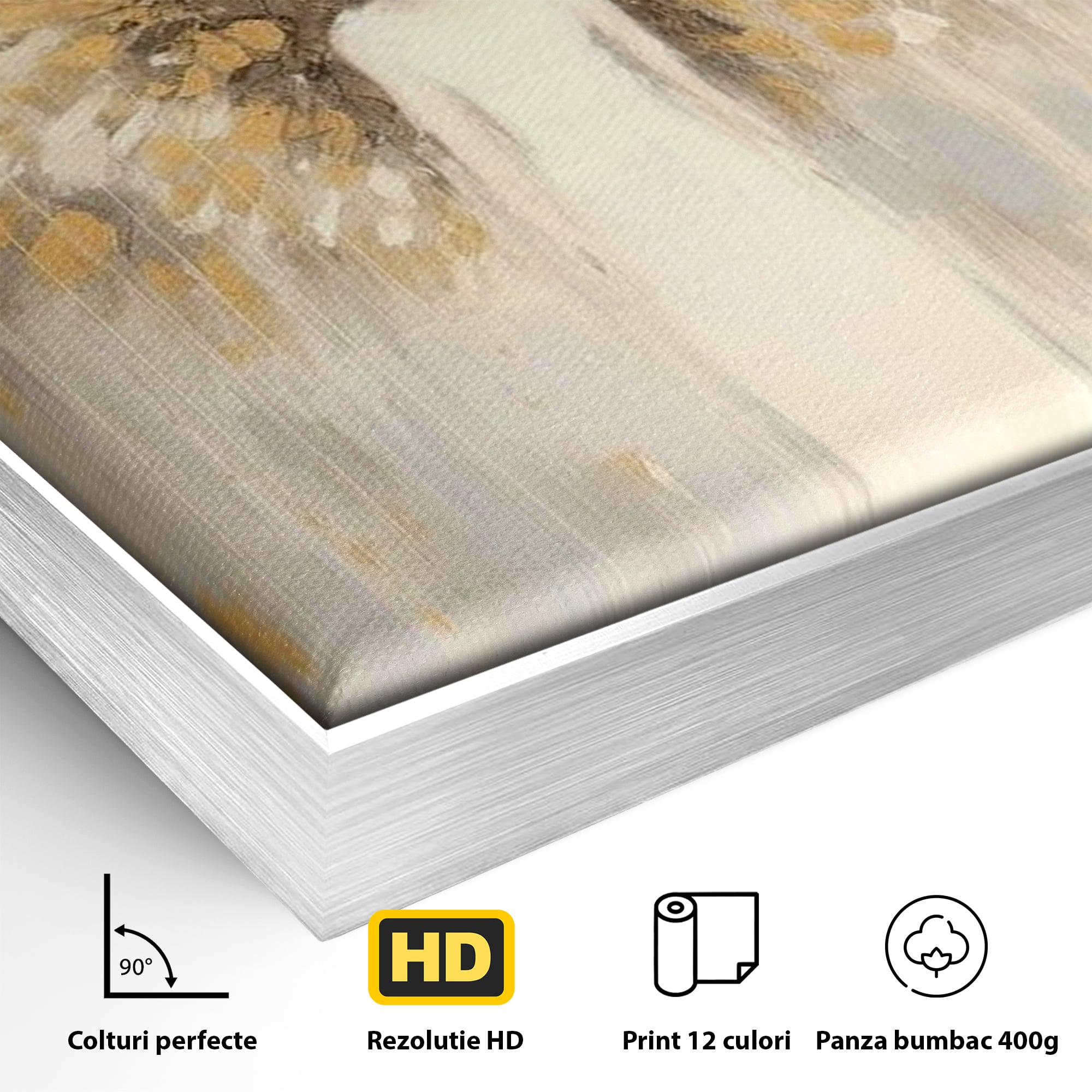 Tablou Canvas Premium LuxCanva® H1000, Aura Puritatii , Rai, Divinitate, Aurite, Aripi, Inger, Porti, Univers, Religie, Crestinism, Living, Dormitor, Birou