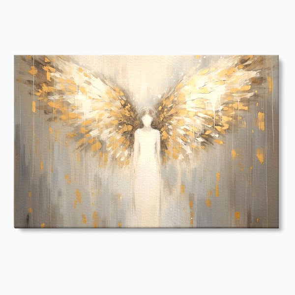 Tablou Canvas Premium LuxCanva® H1000, Aura Puritatii , Rai, Divinitate, Aurite, Aripi, Inger, Porti, Univers, Religie, Crestinism, Living, Dormitor, Birou