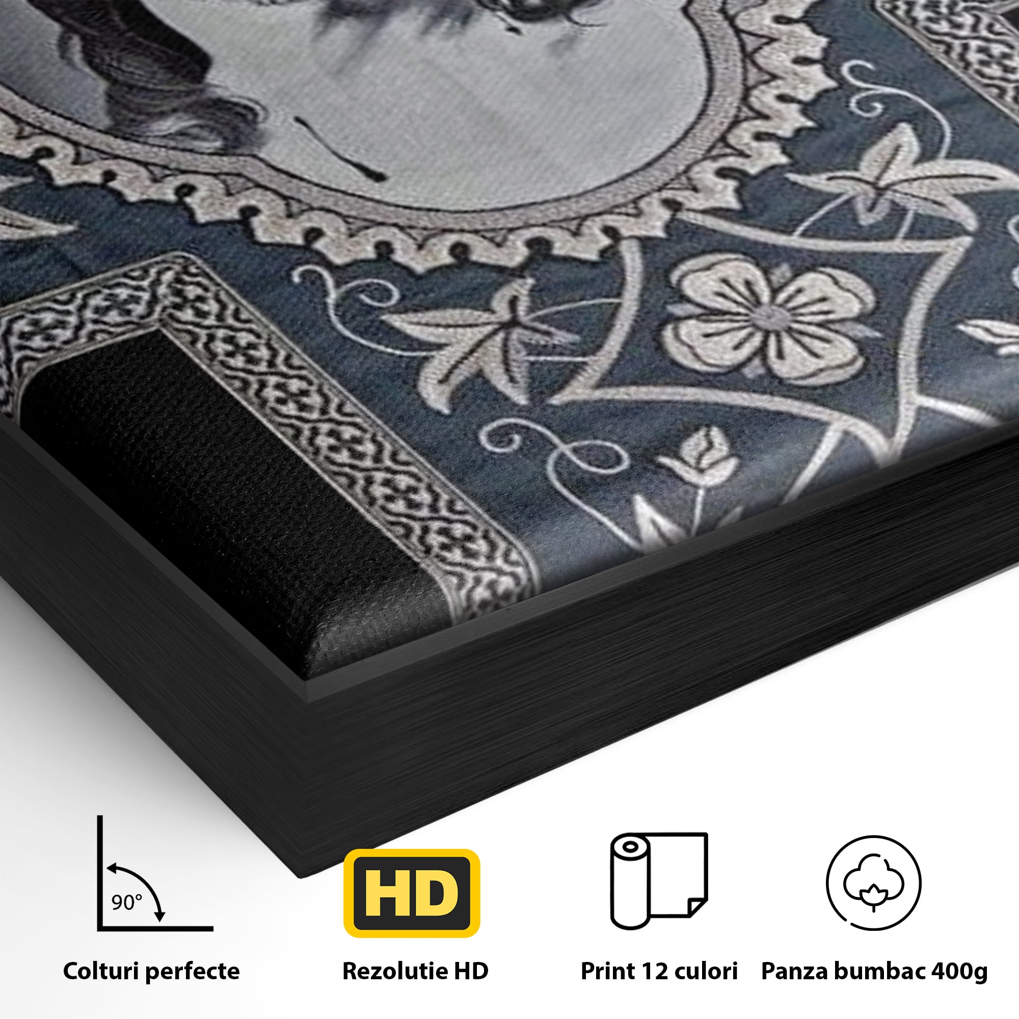 Tablou Canvas Premium LuxCanva® H1004, Chipul Mantuitorului , Divin, Reflectie, Biserica, Crestinism, Jertfa, Mantuire, Simbol, Living, Dormitor