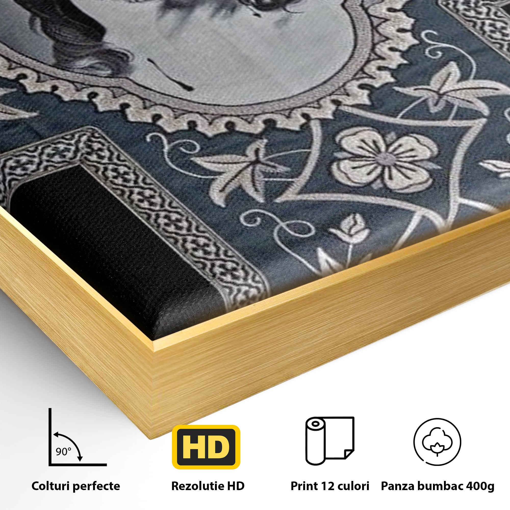 Tablou Canvas Premium LuxCanva® H1004, Chipul Mantuitorului , Divin, Reflectie, Biserica, Crestinism, Jertfa, Mantuire, Simbol, Living, Dormitor