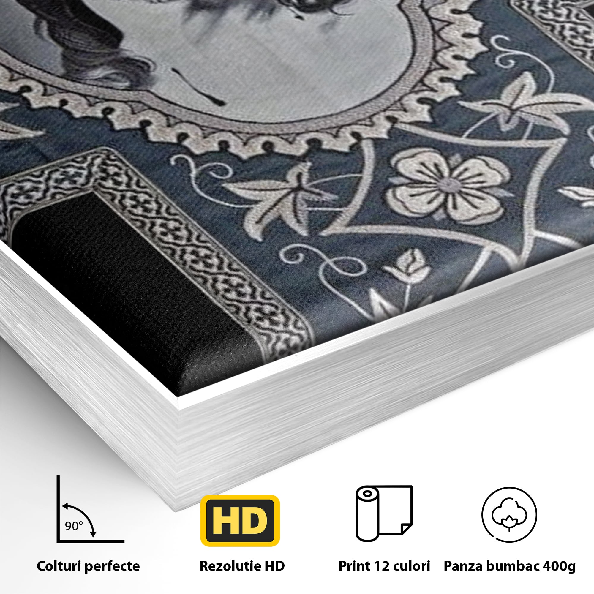 Tablou Canvas Premium LuxCanva® H1004, Chipul Mantuitorului , Divin, Reflectie, Biserica, Crestinism, Jertfa, Mantuire, Simbol, Living, Dormitor