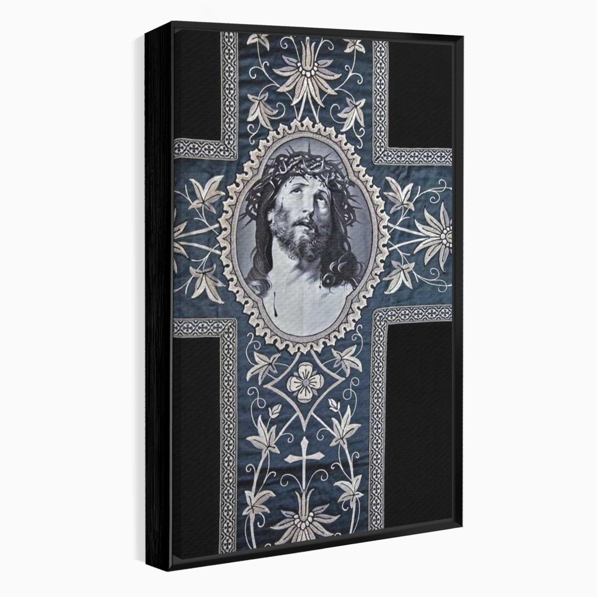 Tablou Canvas Premium LuxCanva® H1004, Chipul Mantuitorului , Divin, Reflectie, Biserica, Crestinism, Jertfa, Mantuire, Simbol, Living, Dormitor