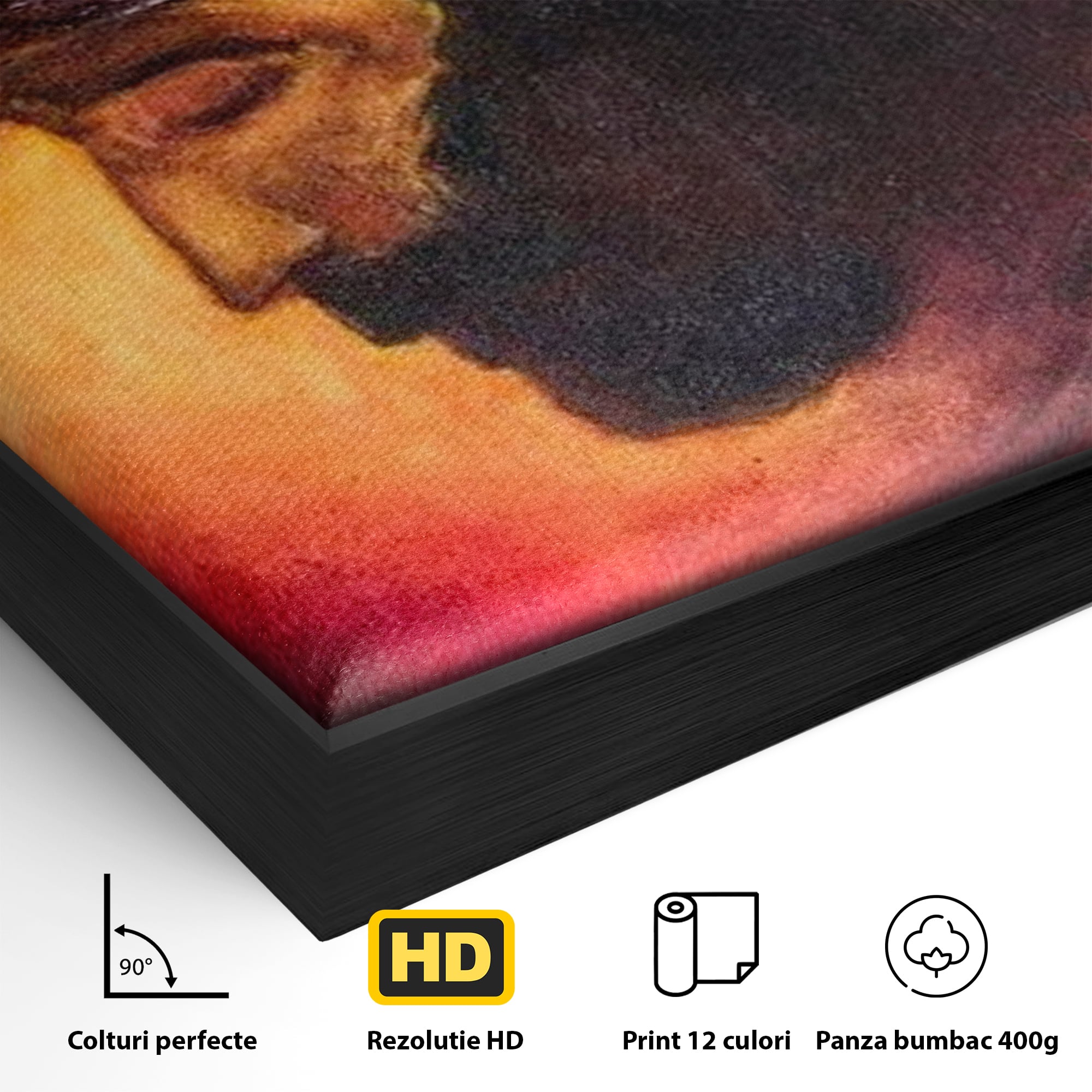 Tablou Canvas Premium LuxCanva® H1008, Purtatorul Pacatelor Lumii , Sacrificiu, Pacate, Lume, Suferinta, Iubire, Mantuire, Coroana, Lumina, Living