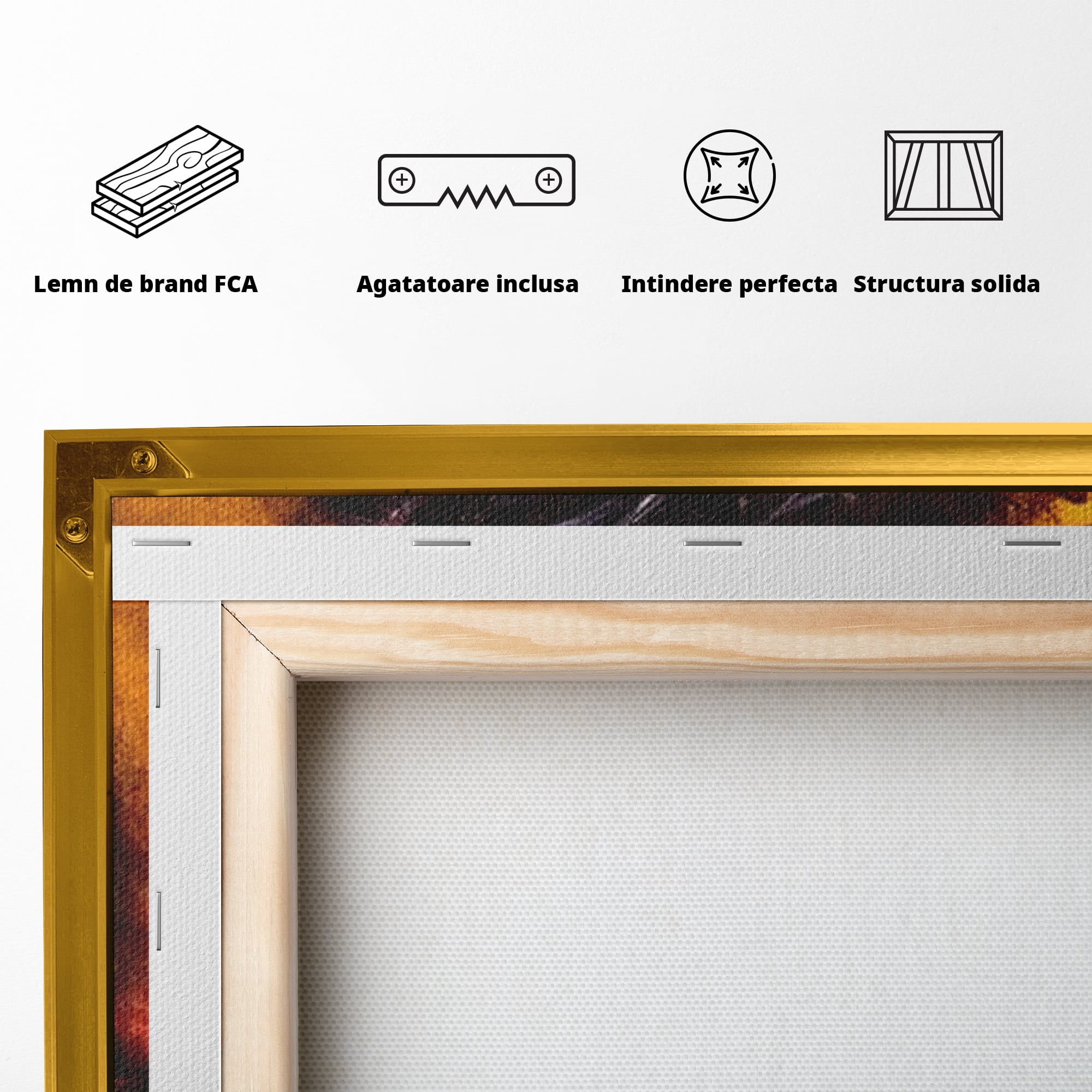 Tablou Canvas Premium LuxCanva® H1008, Purtatorul Pacatelor Lumii , Sacrificiu, Pacate, Lume, Suferinta, Iubire, Mantuire, Coroana, Lumina, Living