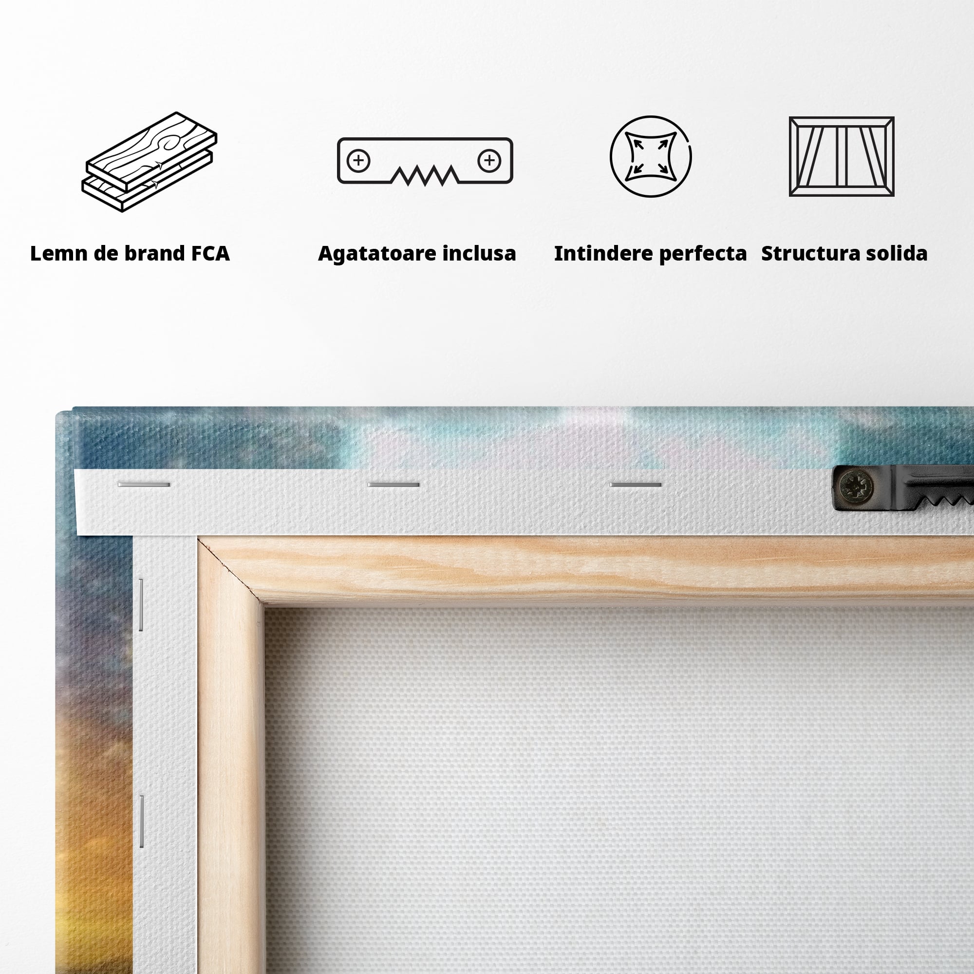 Tablou Canvas Premium LuxCanva® H1012, Drumul catre Lumina , Speranta, Drum, Lumina, Cruce, Pasi, Intalnire, Salvare, Pace, Vesnicie, Living, Dormitor