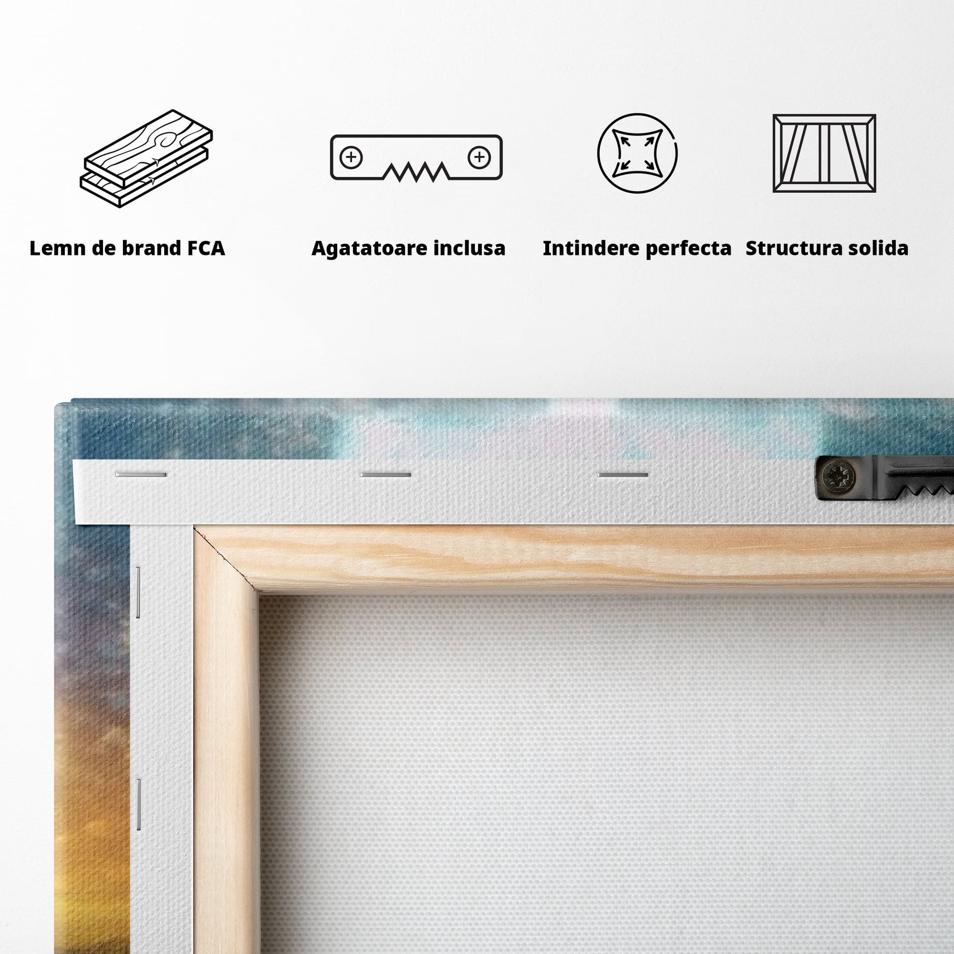 Tablou Canvas Premium LuxCanva® H1012, Drumul catre Lumina , Speranta, Drum, Lumina, Cruce, Pasi, Intalnire, Salvare, Pace, Vesnicie, Living, Dormitor