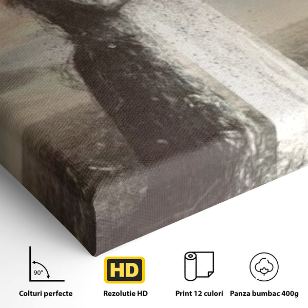 Tablou Canvas Premium LuxCanva® H1013, Imbratisarea Divinitatii , Cruce, Lumina, Mangaiere, Imbratisare, Salvare, Iubire, Putere, Living, Dormitor