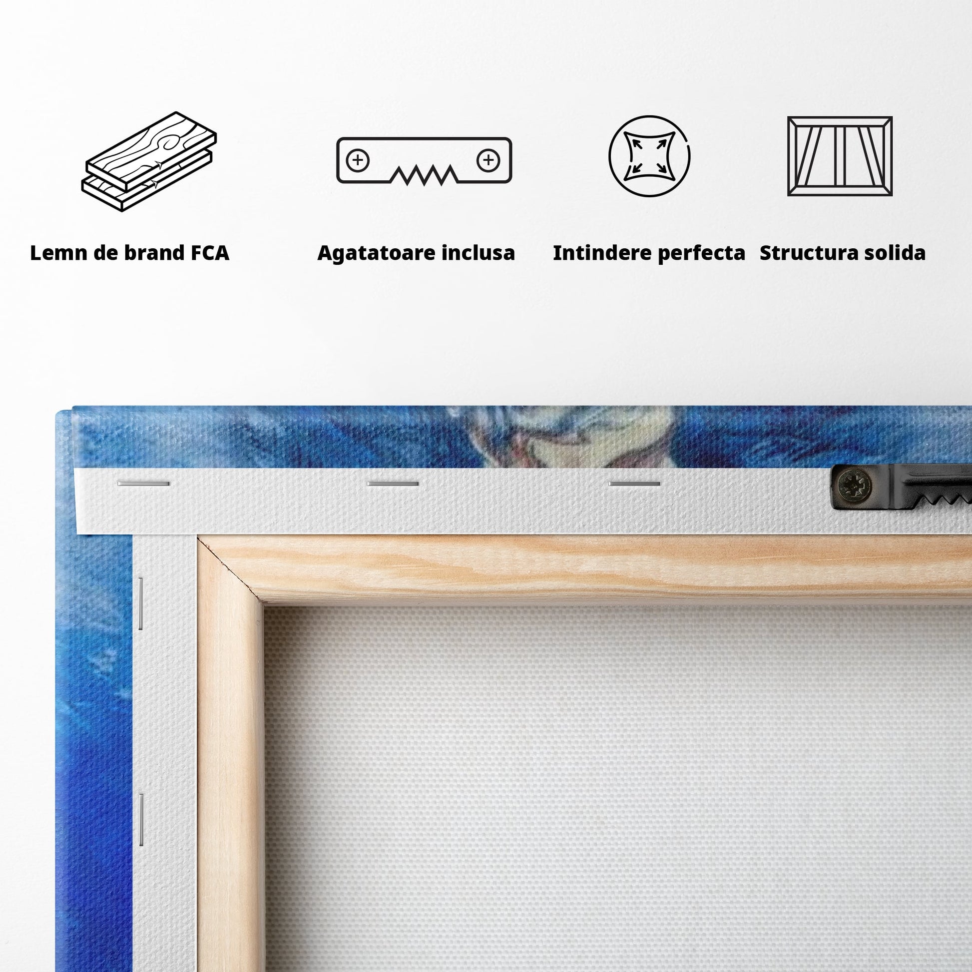 Tablou Canvas Premium LuxCanva® H1015, Gratia Divina , Inger, Gratie, Divin, Zbor, Cer, Pace, Protectie, Mesaj, Frumusete, Living, Dormitor