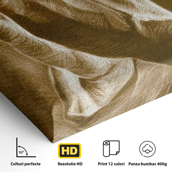 Tablou Canvas Premium LuxCanva® H1016, Maini in Rugaciune , Speranta, Rugaciune, Putere, Liniste, Suflet, Protectie, Mesaj, Frumusete, Living
