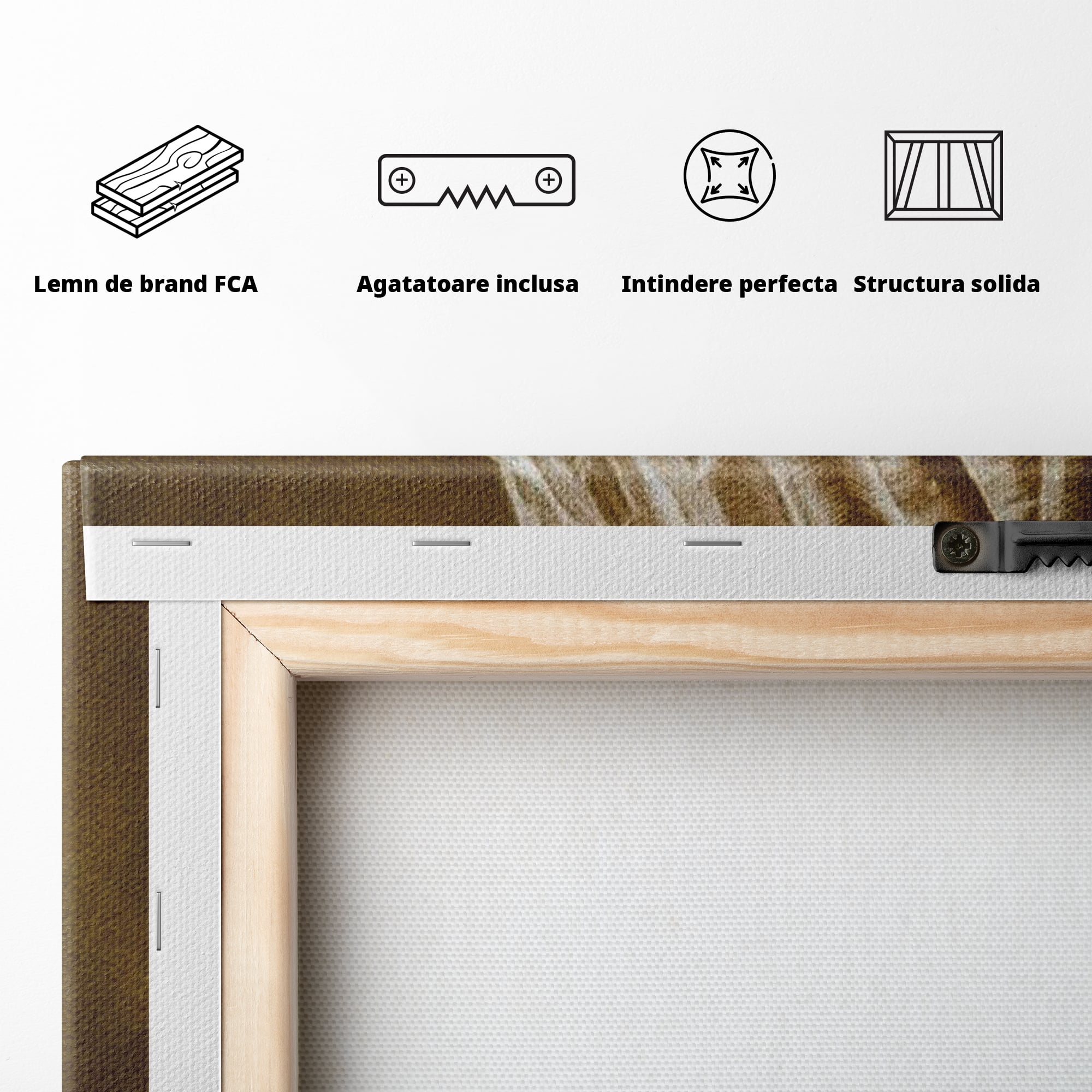 Tablou Canvas Premium LuxCanva® H1016, Maini in Rugaciune , Speranta, Rugaciune, Putere, Liniste, Suflet, Protectie, Mesaj, Frumusete, Living