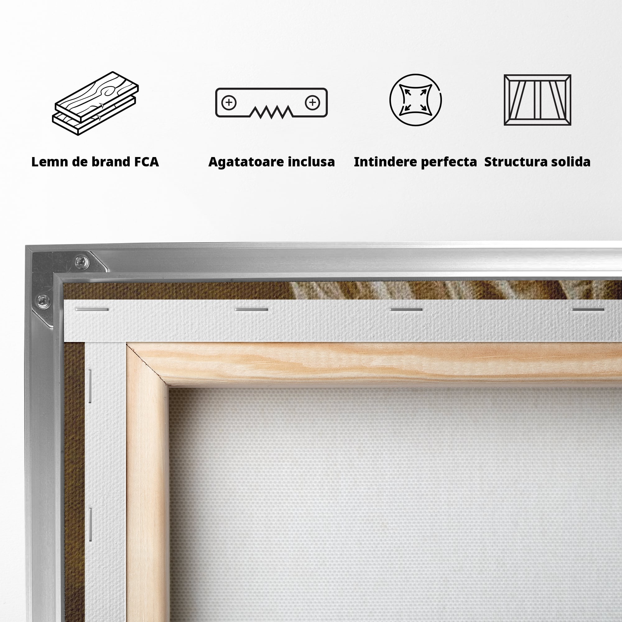 Tablou Canvas Premium LuxCanva® H1016, Maini in Rugaciune , Speranta, Rugaciune, Putere, Liniste, Suflet, Protectie, Mesaj, Frumusete, Living