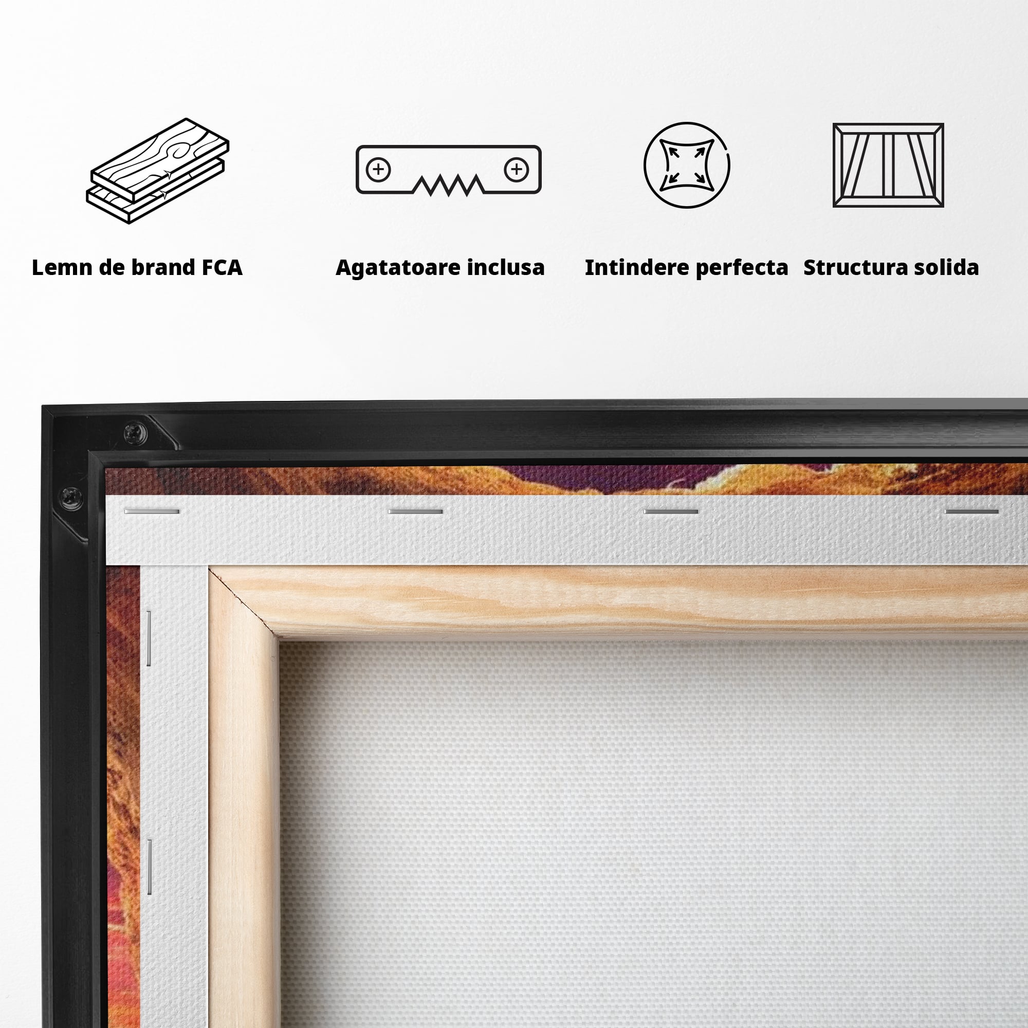 Tablou Canvas Premium LuxCanva® H1017 Lumina Invierii , Cruce, Inviere, Lumina, Jertfa, Promisiune, Rasarit, Salvare, Vesnicie, Living, Dormitor