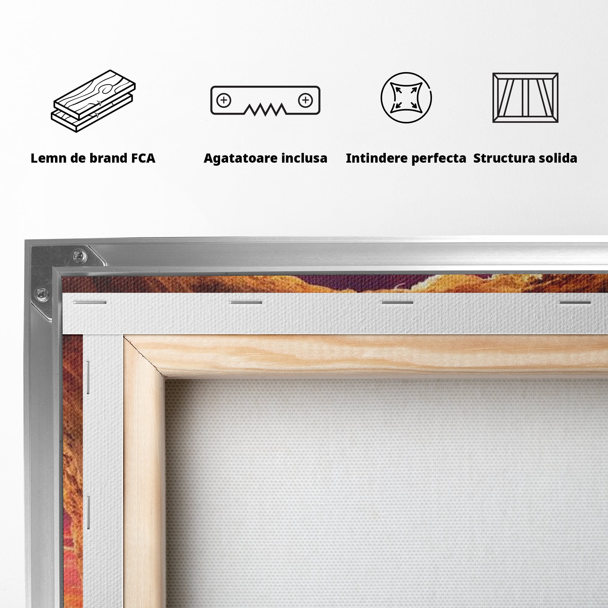 Tablou Canvas Premium LuxCanva® H1017 Lumina Invierii , Cruce, Inviere, Lumina, Jertfa, Promisiune, Rasarit, Salvare, Vesnicie, Living, Dormitor