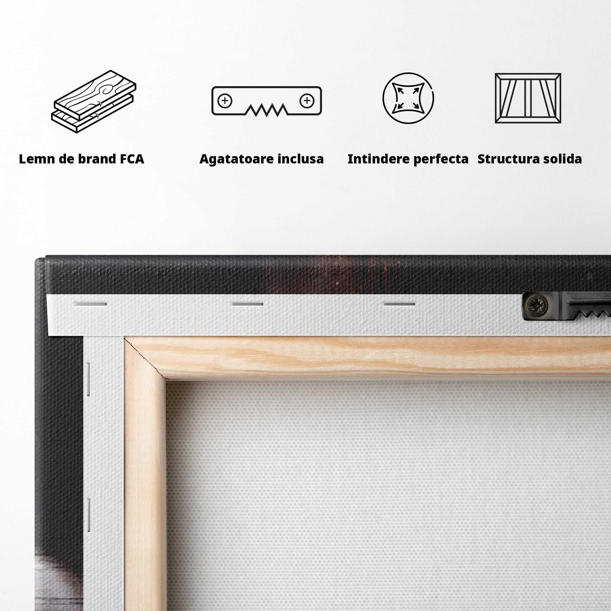 Tablou Canvas Premium LuxCanva® H1018 Cartea Sacra a Vietii , Cuvant, Sacru, Credinta, Intelepciune, Adevar, Comoara, Revelatie, Lumina, Living