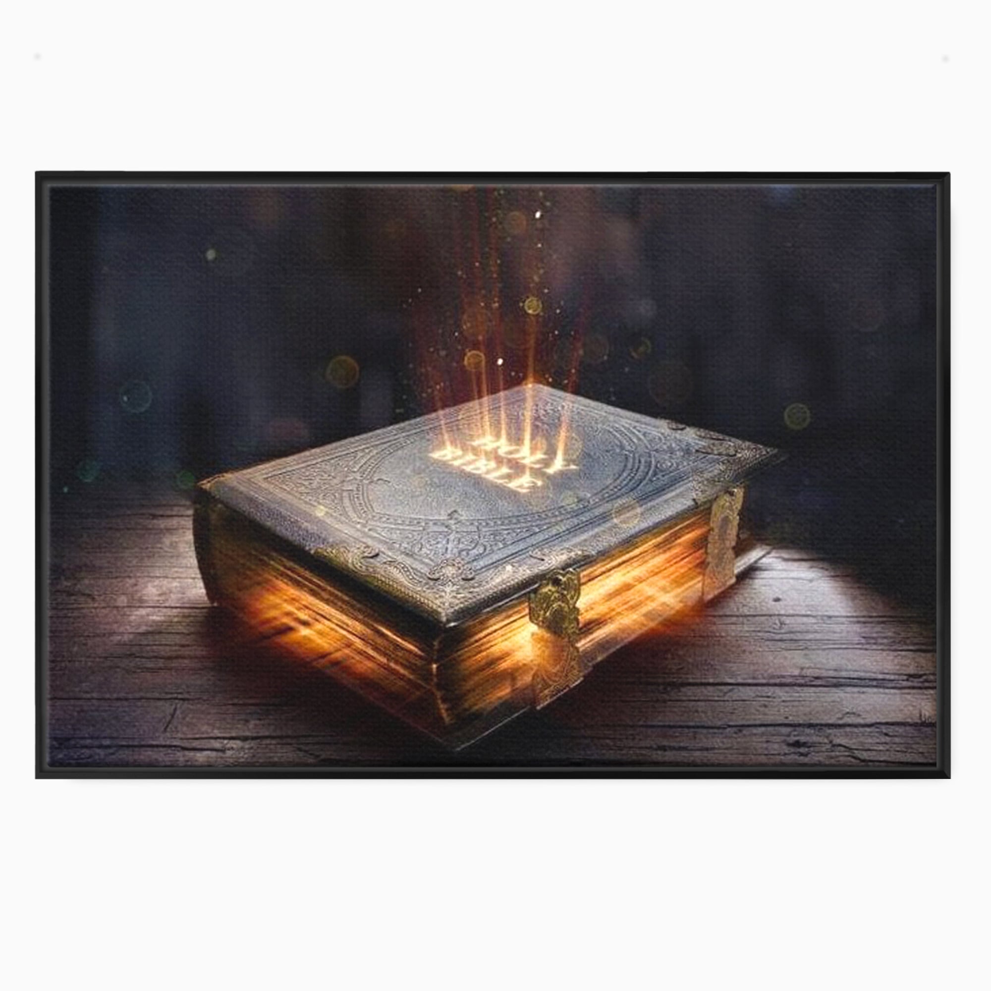 Tablou Canvas Premium LuxCanva® H1018 Cartea Sacra a Vietii , Cuvant, Sacru, Credinta, Intelepciune, Adevar, Comoara, Revelatie, Lumina, Living