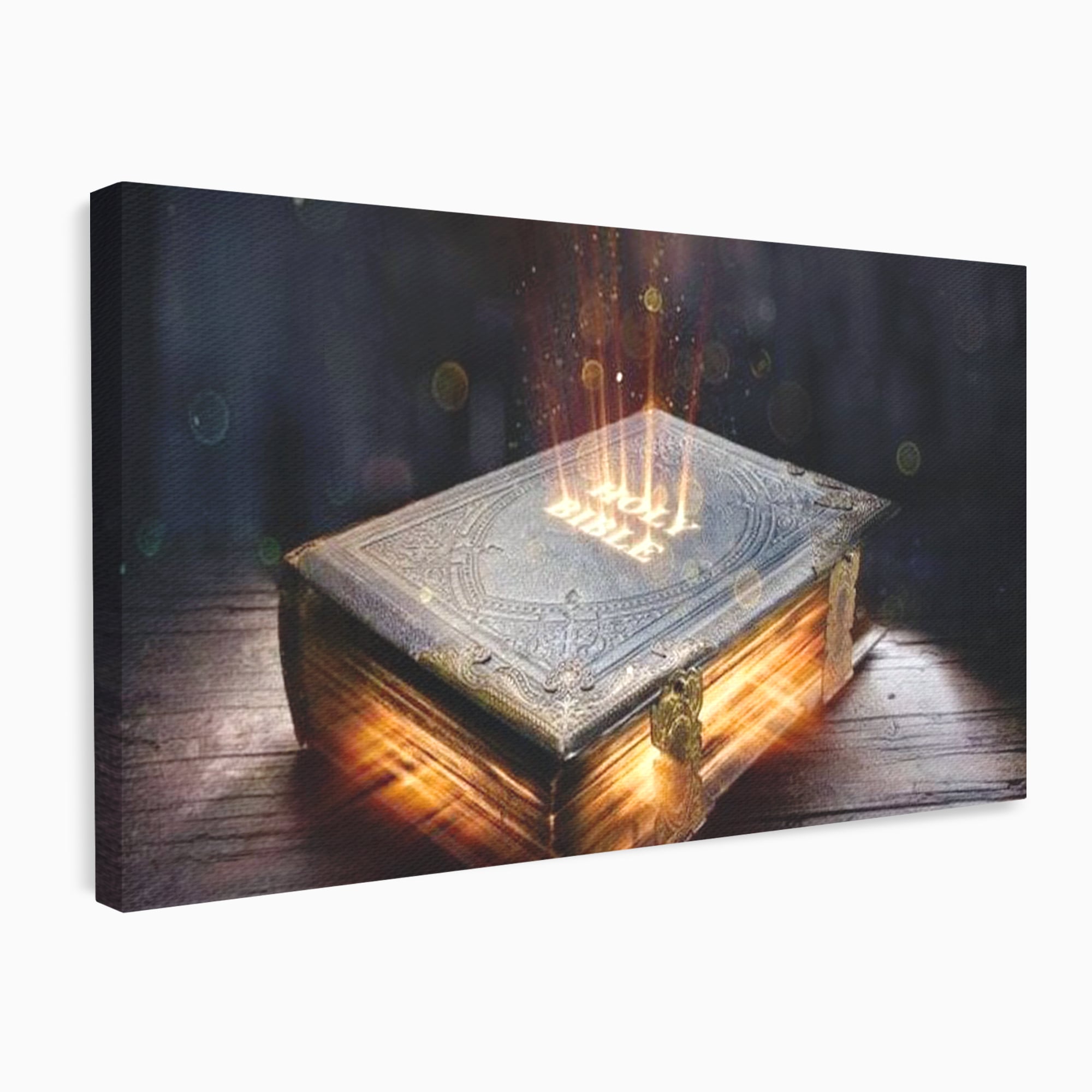 Tablou Canvas Premium LuxCanva® H1018 Cartea Sacra a Vietii , Cuvant, Sacru, Credinta, Intelepciune, Adevar, Comoara, Revelatie, Lumina, Living