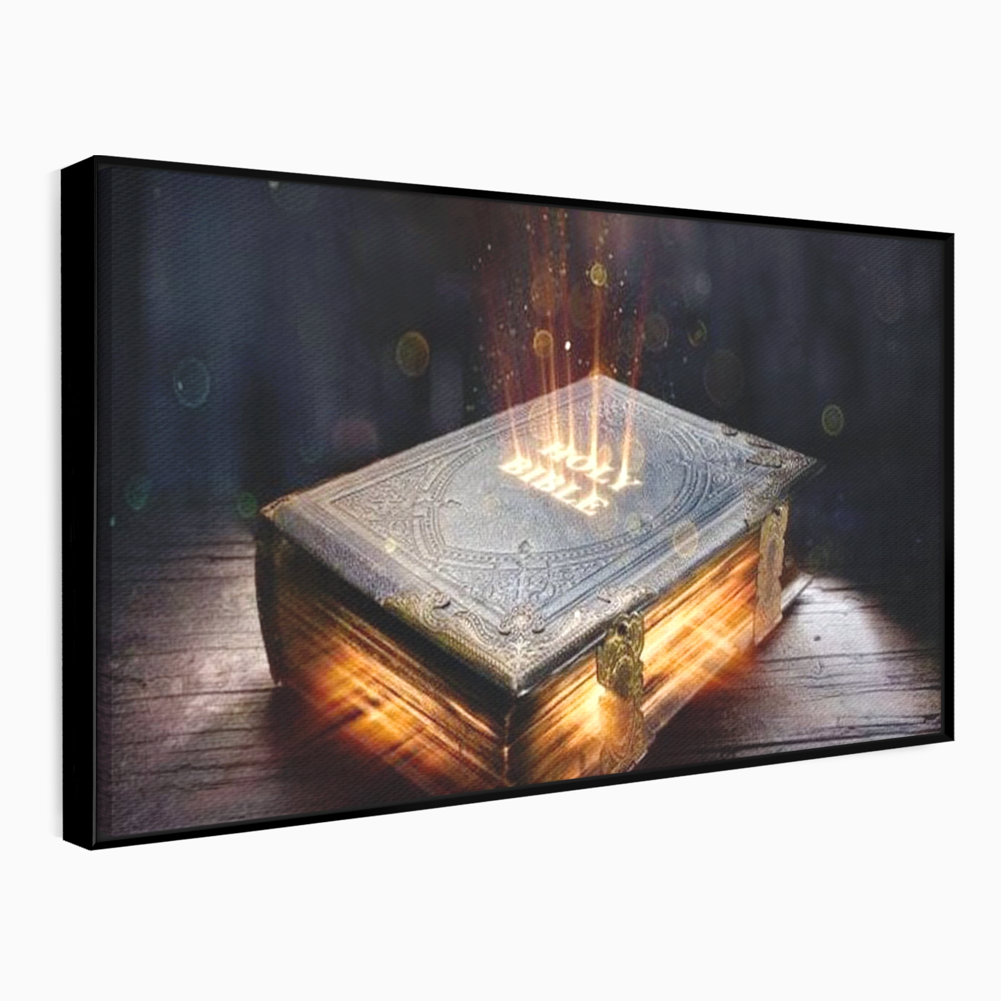 Tablou Canvas Premium LuxCanva® H1018 Cartea Sacra a Vietii , Cuvant, Sacru, Credinta, Intelepciune, Adevar, Comoara, Revelatie, Lumina, Living