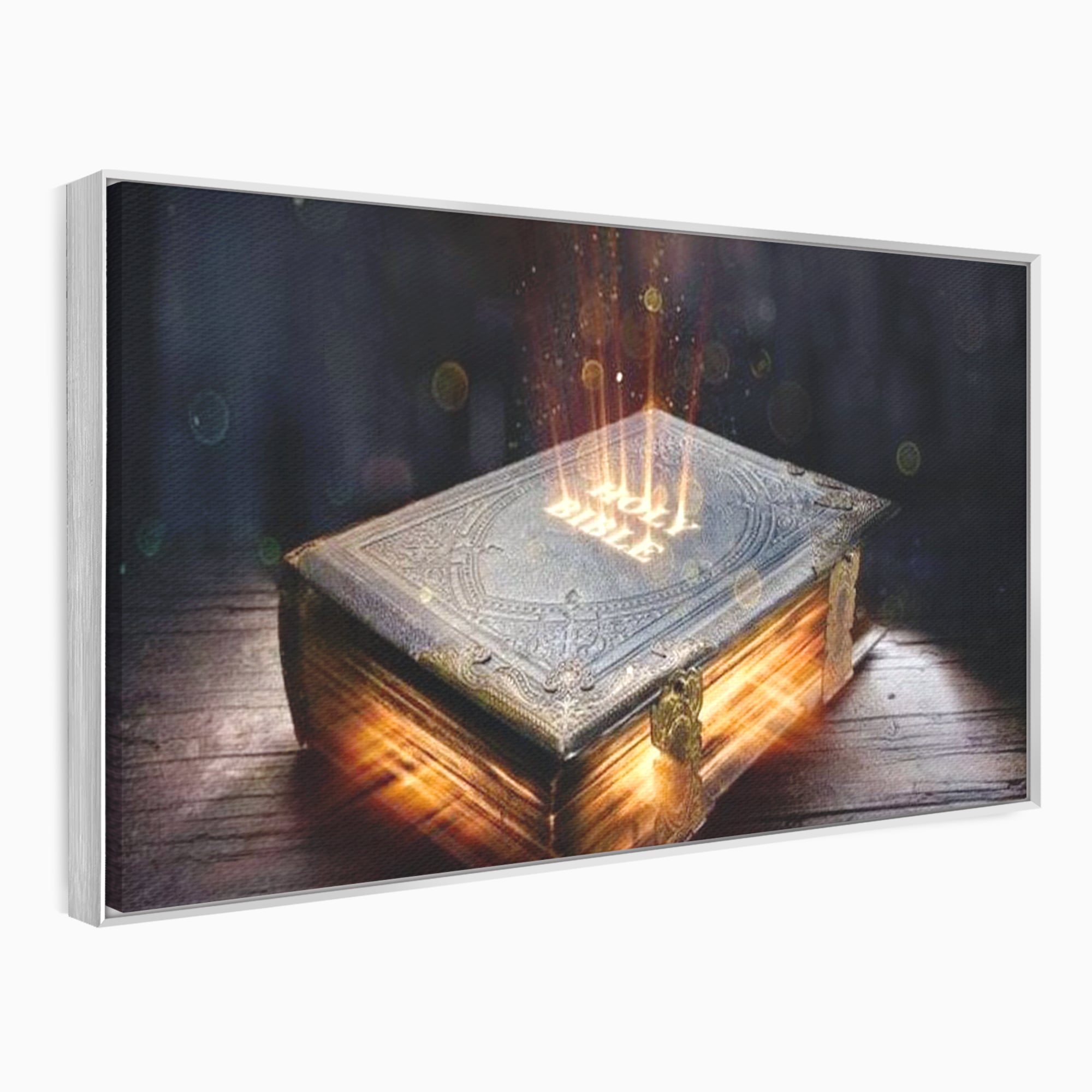 Tablou Canvas Premium LuxCanva® H1018 Cartea Sacra a Vietii , Cuvant, Sacru, Credinta, Intelepciune, Adevar, Comoara, Revelatie, Lumina, Living