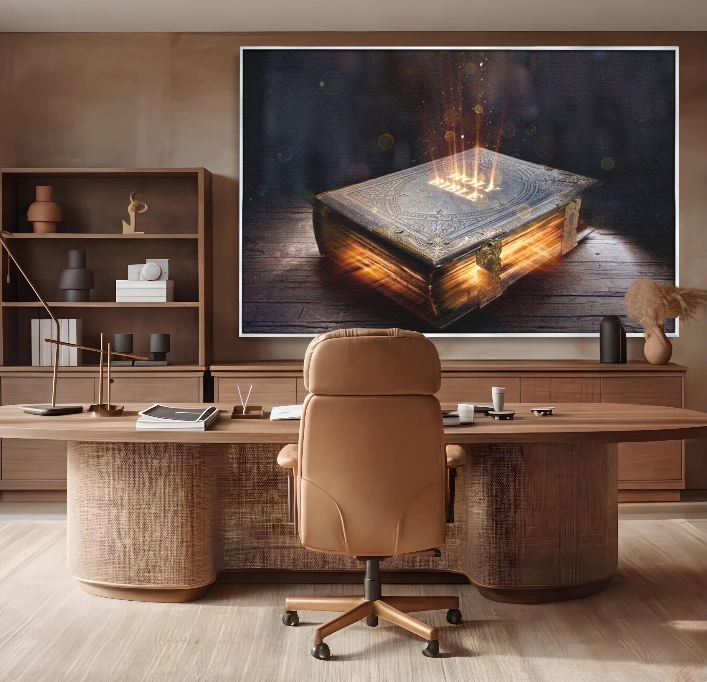 Tablou Canvas Premium LuxCanva® H1018 Cartea Sacra a Vietii , Cuvant, Sacru, Credinta, Intelepciune, Adevar, Comoara, Revelatie, Lumina, Living