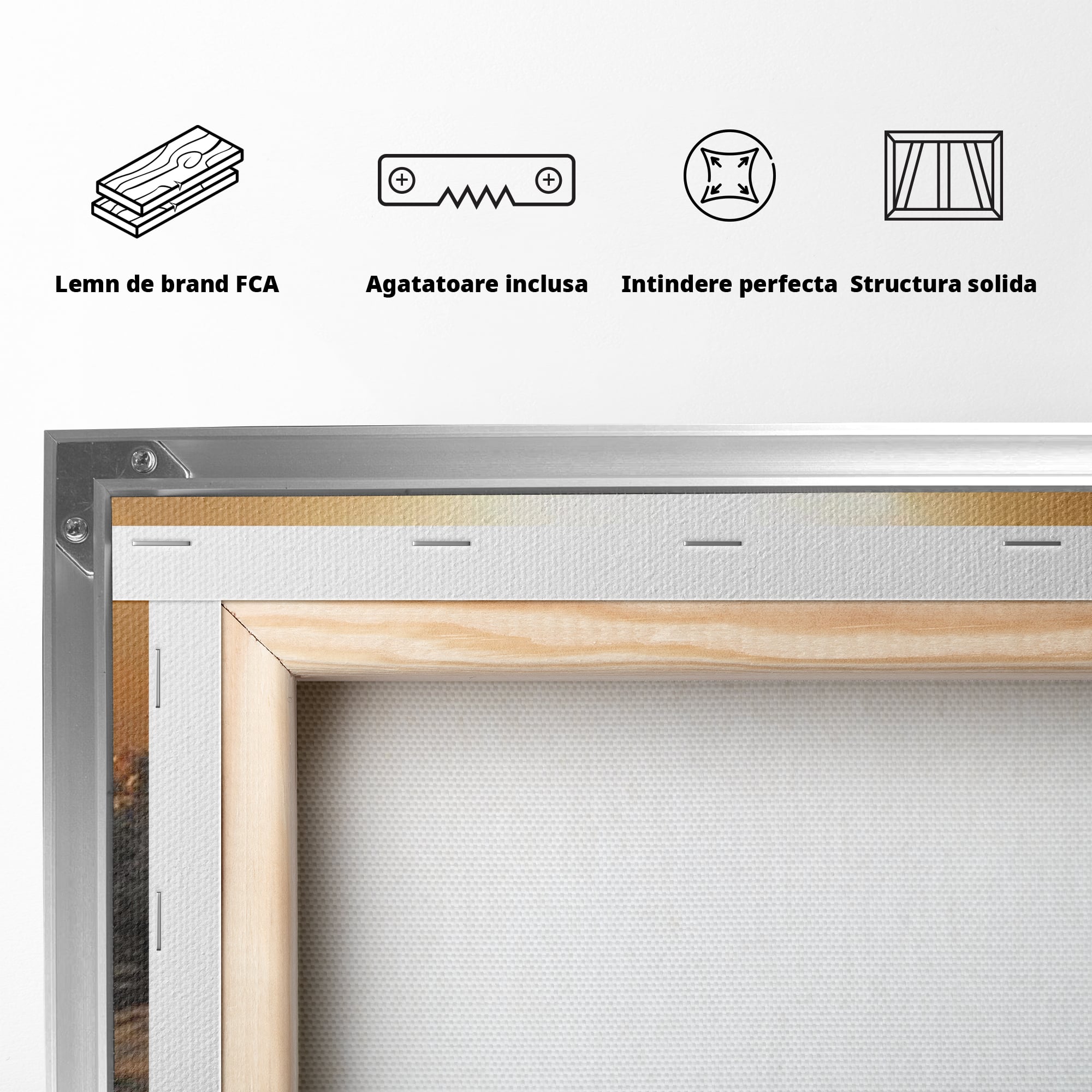 Tablou Canvas Premium LuxCanva® H1019 Lumina Sfanta pe Ape , Apus, Cruce, Spritual, Valuri, Pace, Suflet, Ocean, Credinta, Speranta, Living, Dormitor