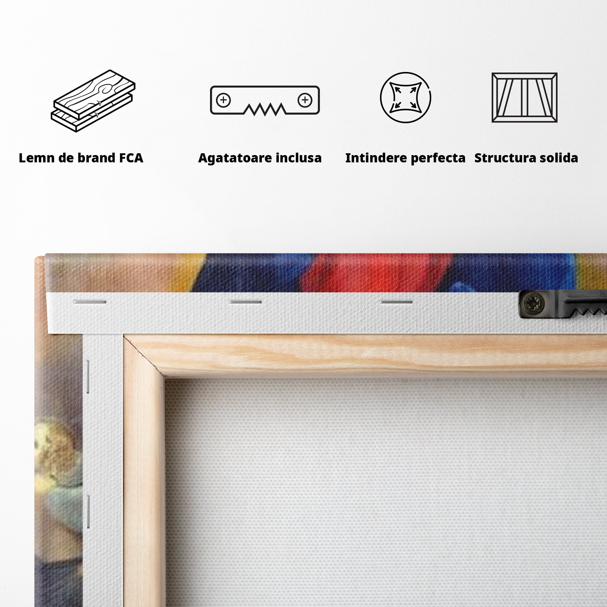 Tablou Canvas Premium LuxCanva® H1021 Armonie Celesta , Ingeri, Fecioara, Inaltare, Divina, Frumusete, Protectie, Speranta, Dans, Living, Dormitor