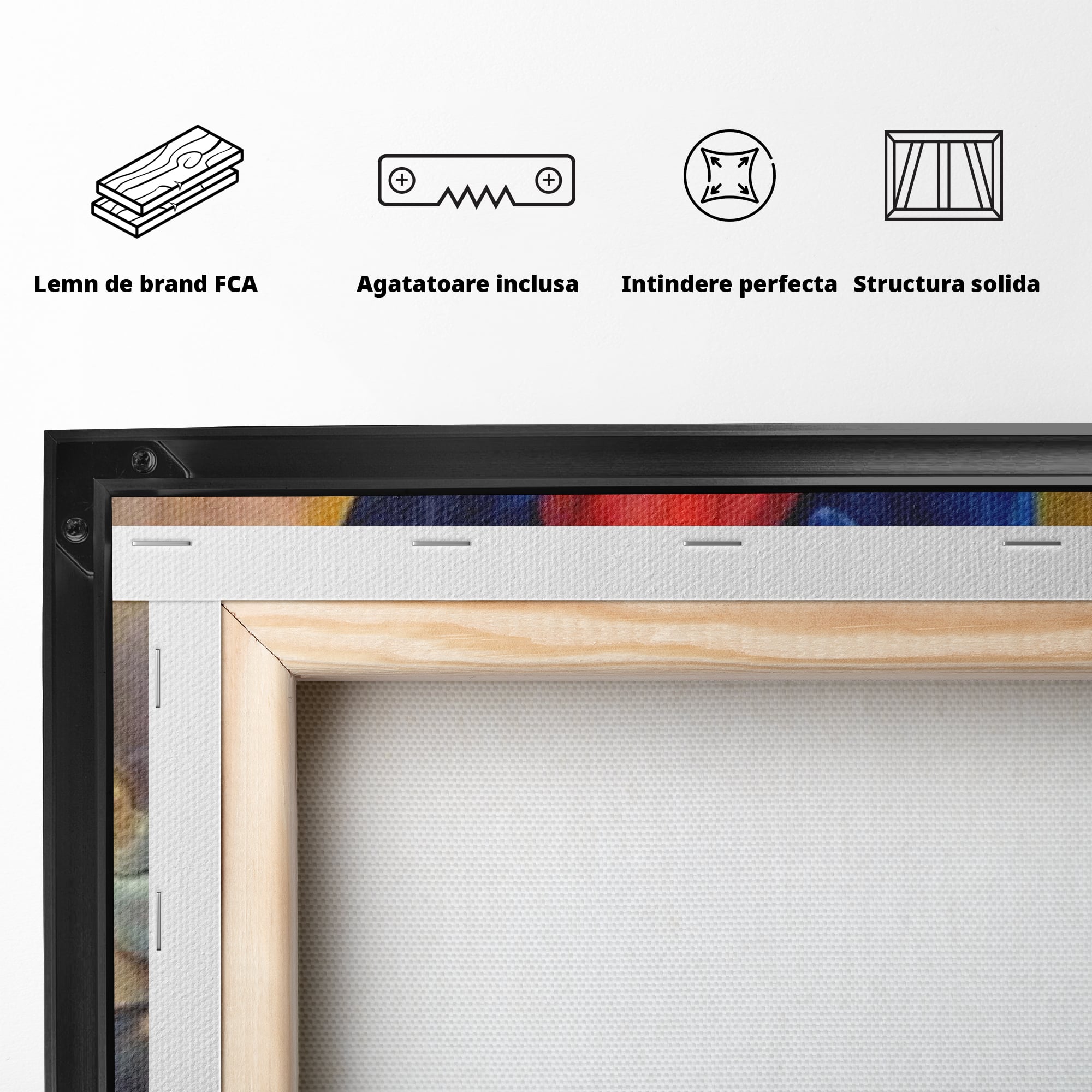 Tablou Canvas Premium LuxCanva® H1021 Armonie Celesta , Ingeri, Fecioara, Inaltare, Divina, Frumusete, Protectie, Speranta, Dans, Living, Dormitor