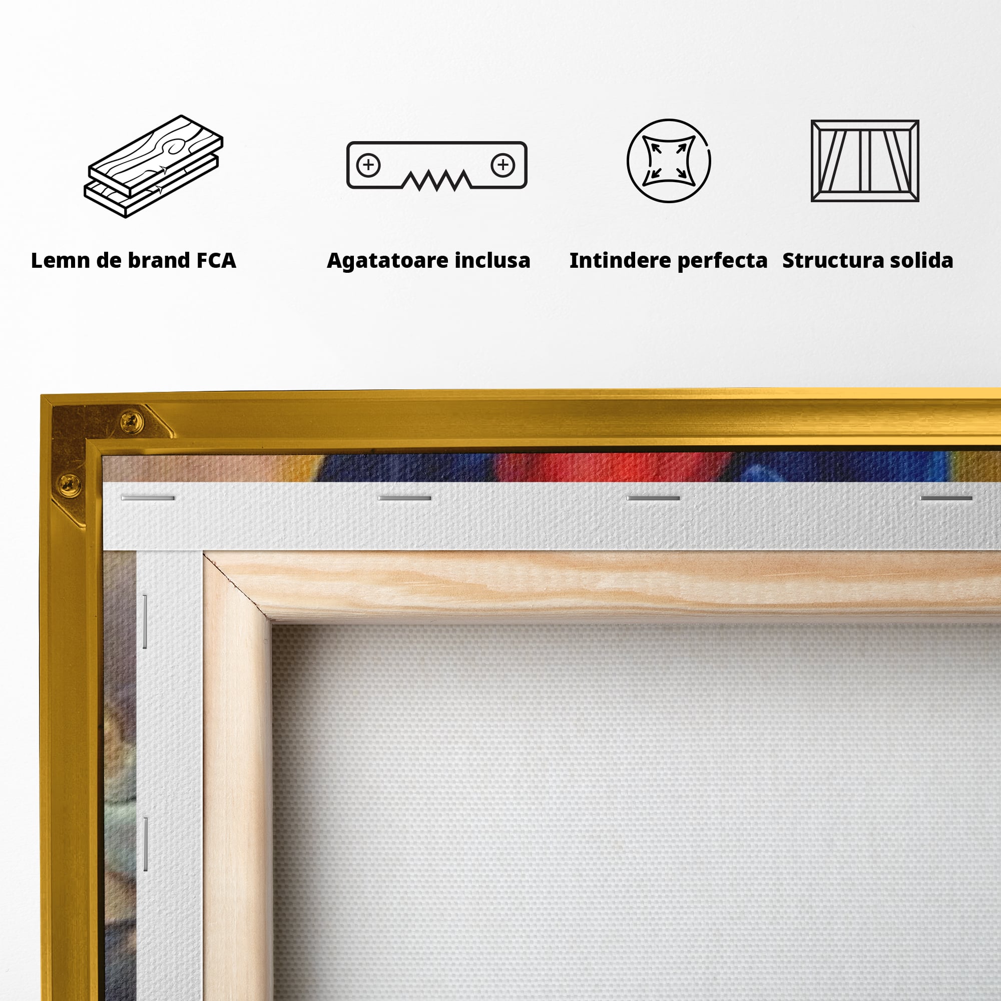 Tablou Canvas Premium LuxCanva® H1021 Armonie Celesta , Ingeri, Fecioara, Inaltare, Divina, Frumusete, Protectie, Speranta, Dans, Living, Dormitor