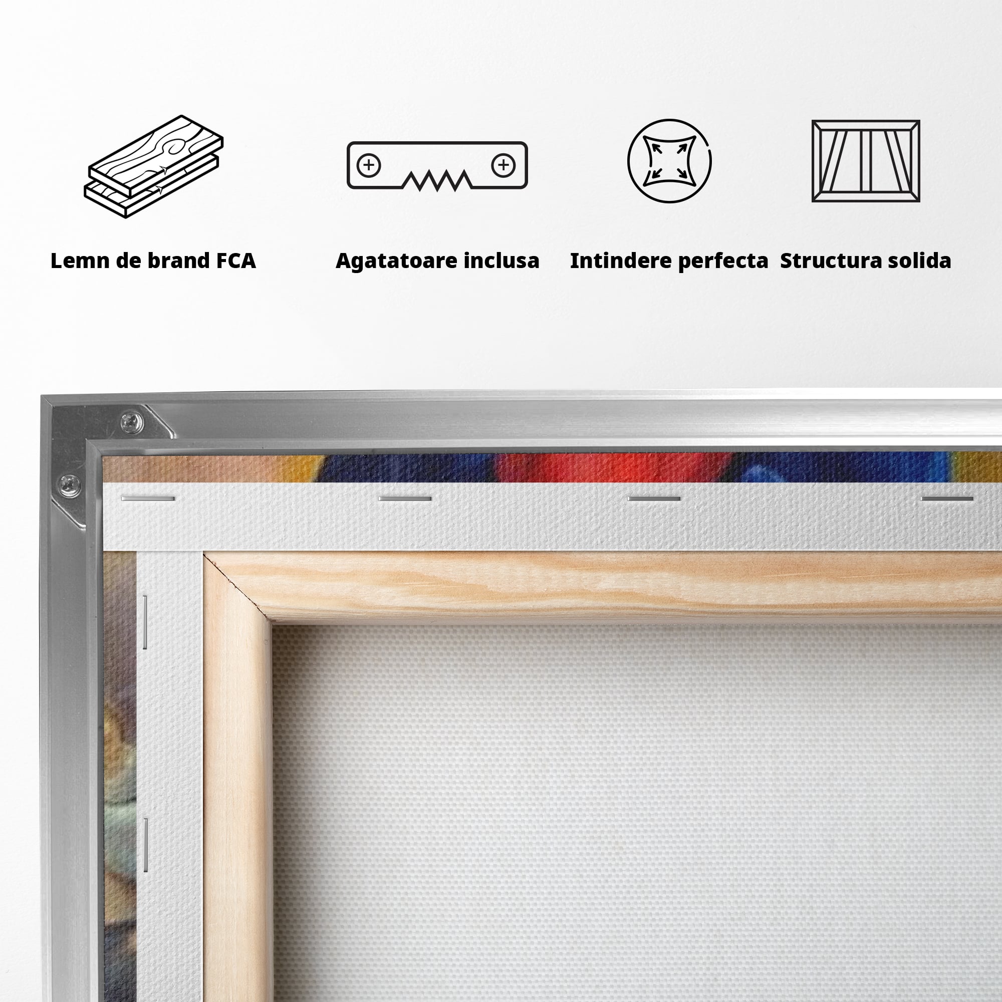 Tablou Canvas Premium LuxCanva® H1021 Armonie Celesta , Ingeri, Fecioara, Inaltare, Divina, Frumusete, Protectie, Speranta, Dans, Living, Dormitor