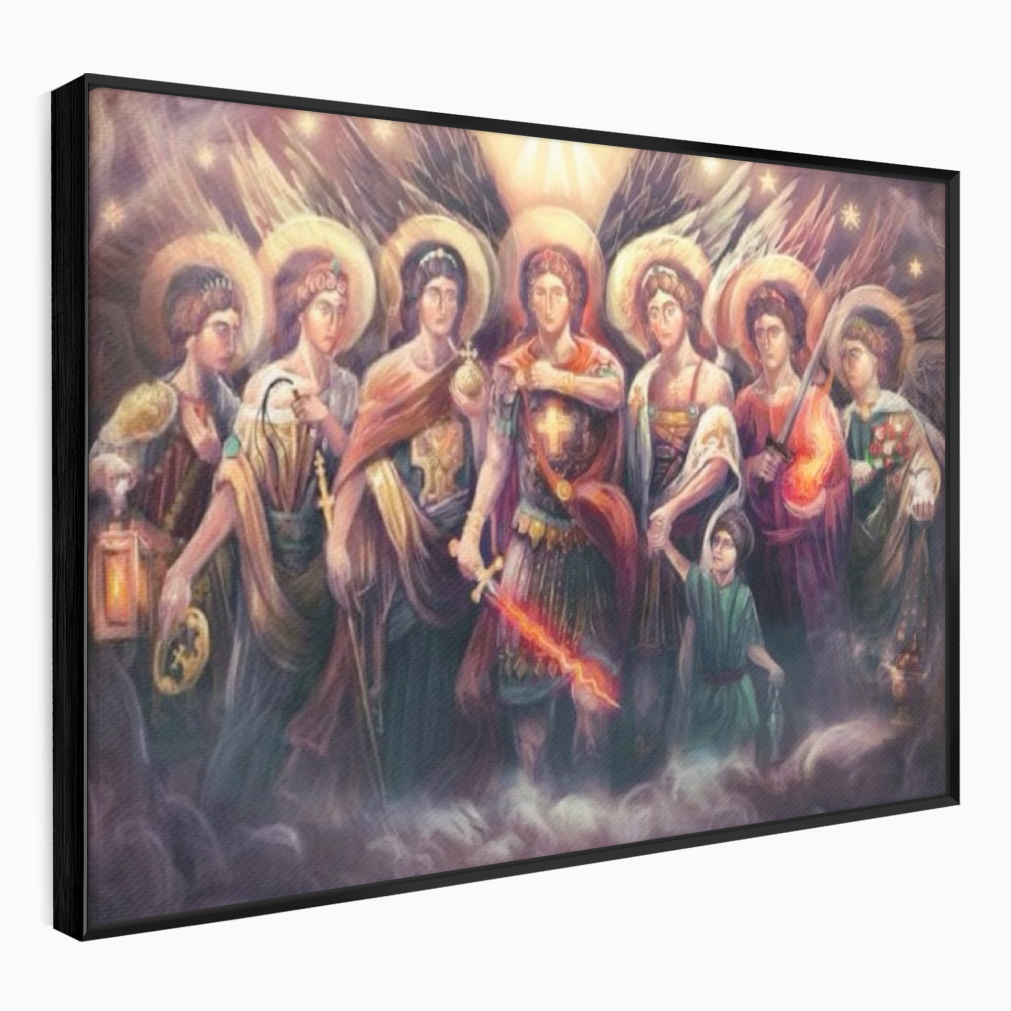 Tablou Canvas Premium LuxCanva® H1024 Puterea Arhanghelilor , Sabie, Forta, Inger, Speranta, Protectie, Divinitate, Arhanghel, Credinta, Living