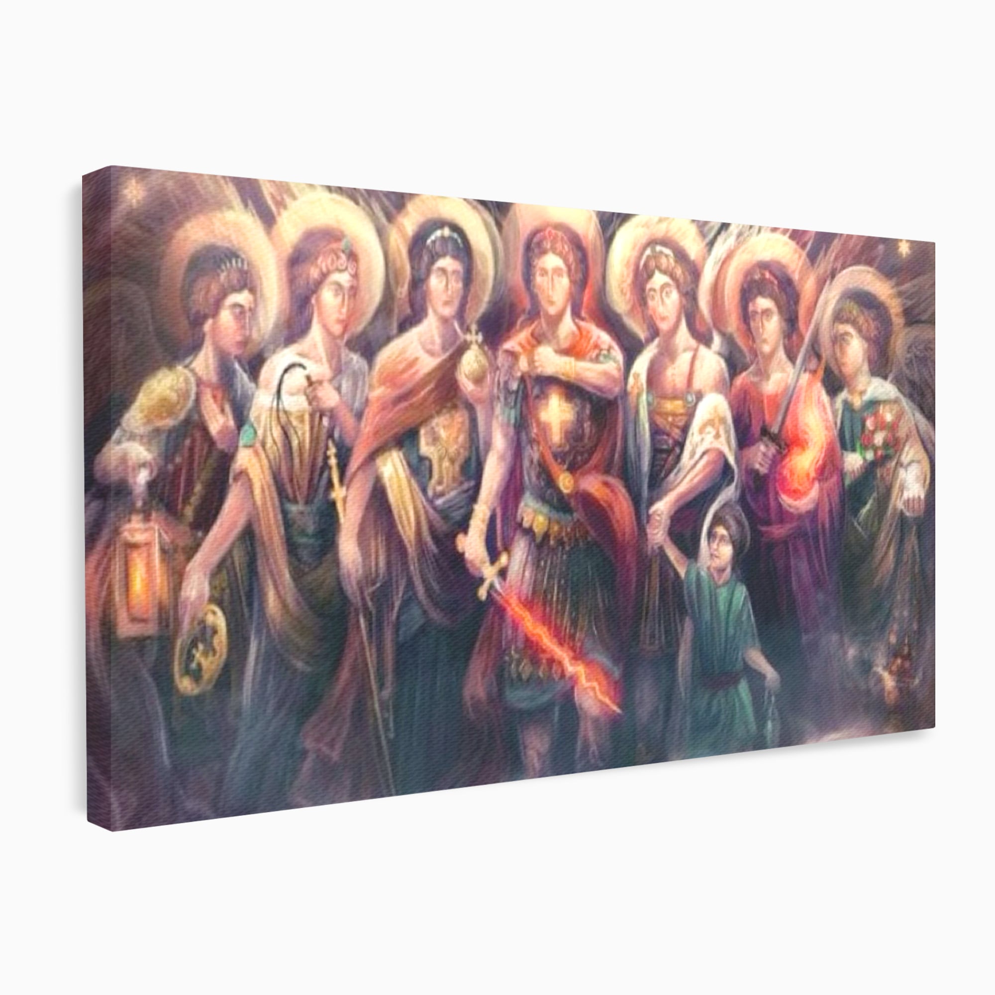 Tablou Canvas Premium LuxCanva® H1024 Puterea Arhanghelilor , Sabie, Forta, Inger, Speranta, Protectie, Divinitate, Arhanghel, Credinta, Living