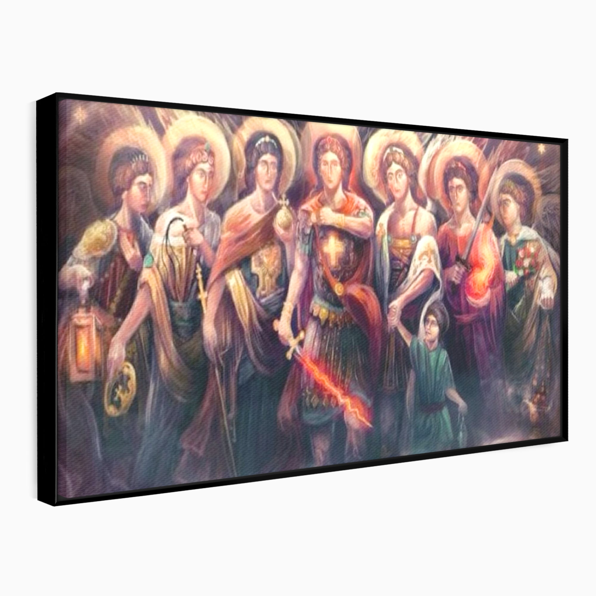 Tablou Canvas Premium LuxCanva® H1024 Puterea Arhanghelilor , Sabie, Forta, Inger, Speranta, Protectie, Divinitate, Arhanghel, Credinta, Living