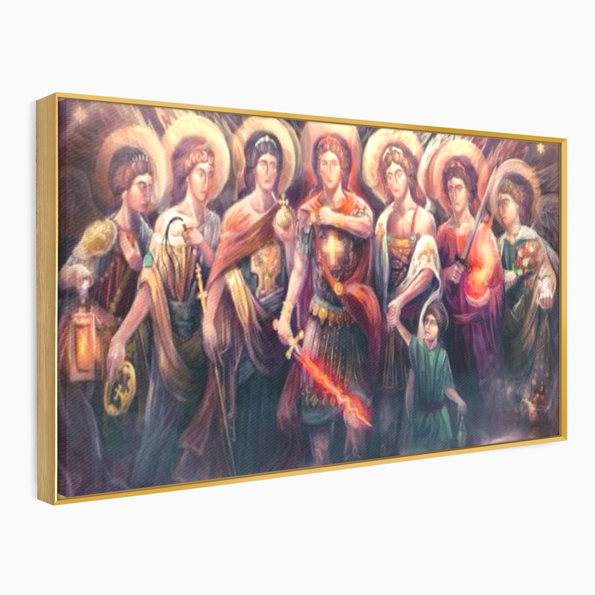 Tablou Canvas Premium LuxCanva® H1024 Puterea Arhanghelilor , Sabie, Forta, Inger, Speranta, Protectie, Divinitate, Arhanghel, Credinta, Living
