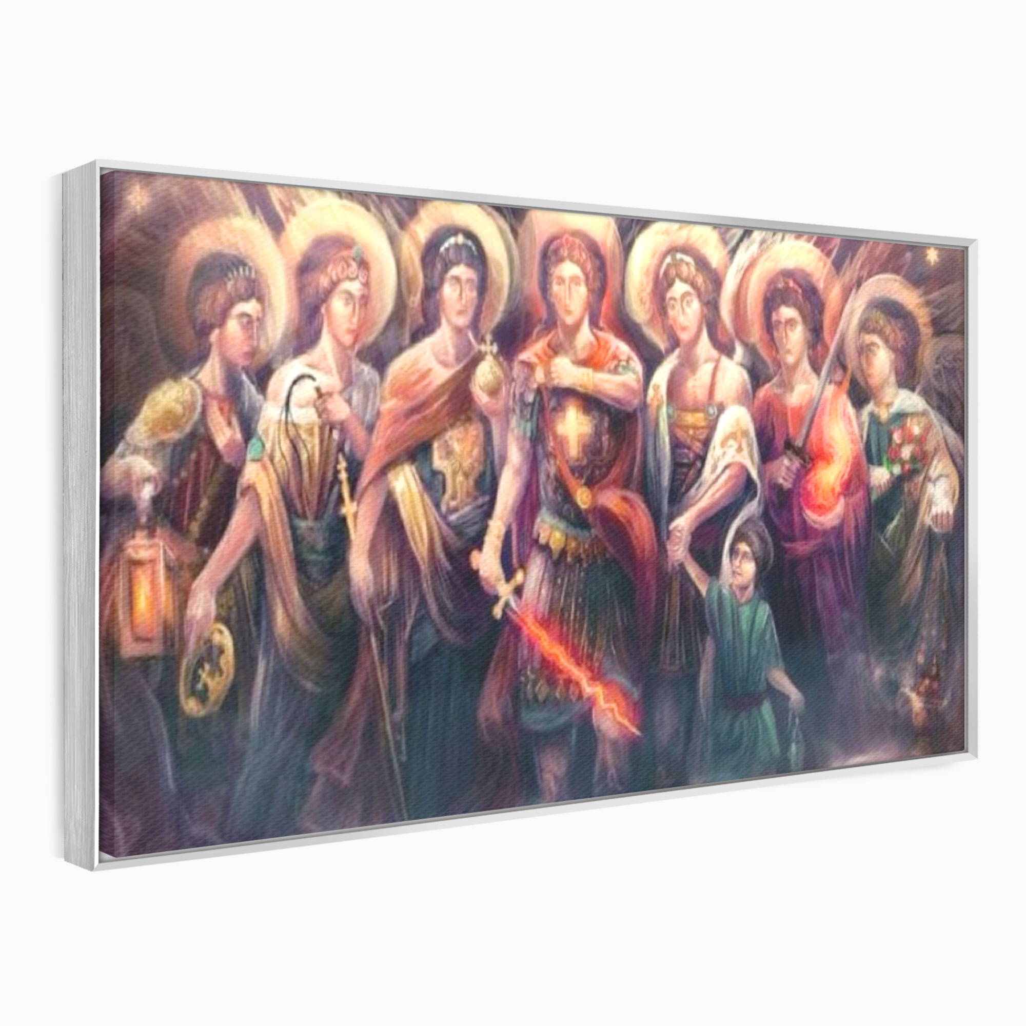 Tablou Canvas Premium LuxCanva® H1024 Puterea Arhanghelilor , Sabie, Forta, Inger, Speranta, Protectie, Divinitate, Arhanghel, Credinta, Living
