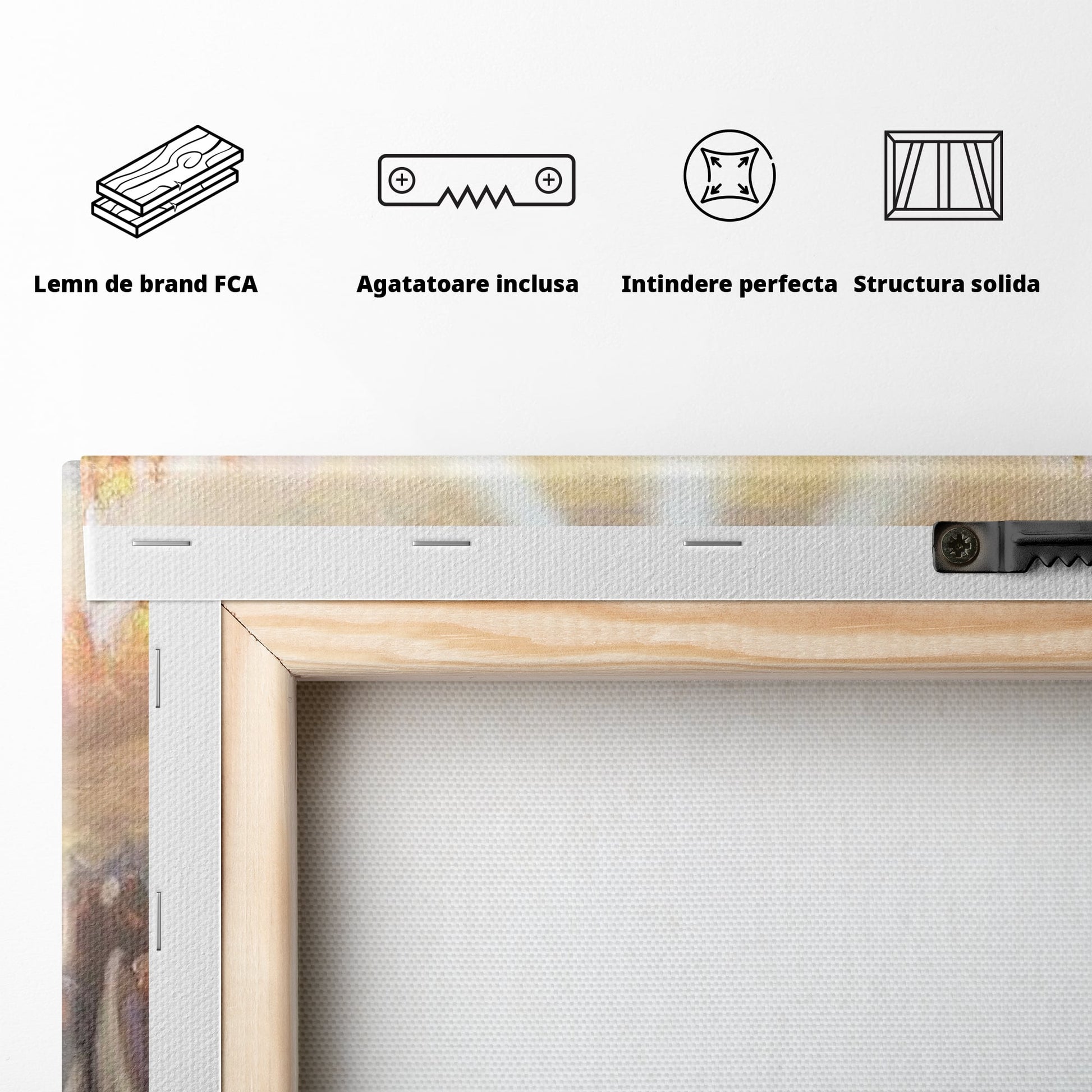 Leinwandbilder Leinwandbilder Premium LuxCanva® H1025 Himmlische Heerscharen, Engel, Himmel, Himmel, Licht, Licht, Flut, Göttlich, Kraft, Segen, Seligkeit, Wohnen, Schlafzimmer