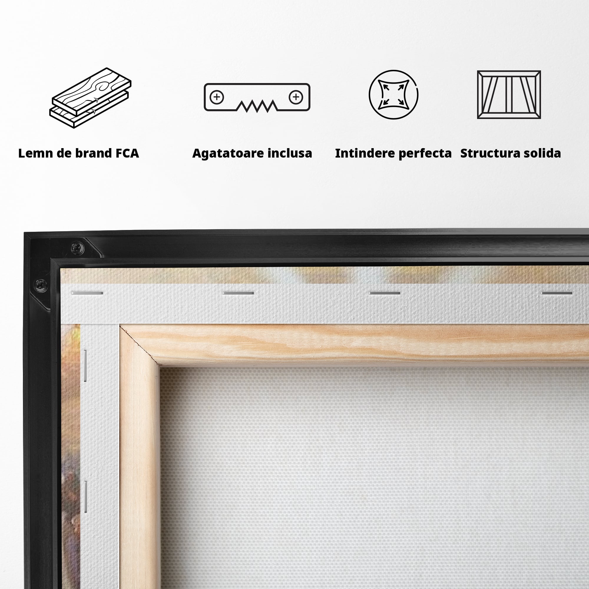 Leinwandbilder Leinwandbilder Premium LuxCanva® H1025 Himmlische Heerscharen, Engel, Himmel, Himmel, Licht, Licht, Flut, Göttlich, Kraft, Segen, Seligkeit, Wohnen, Schlafzimmer