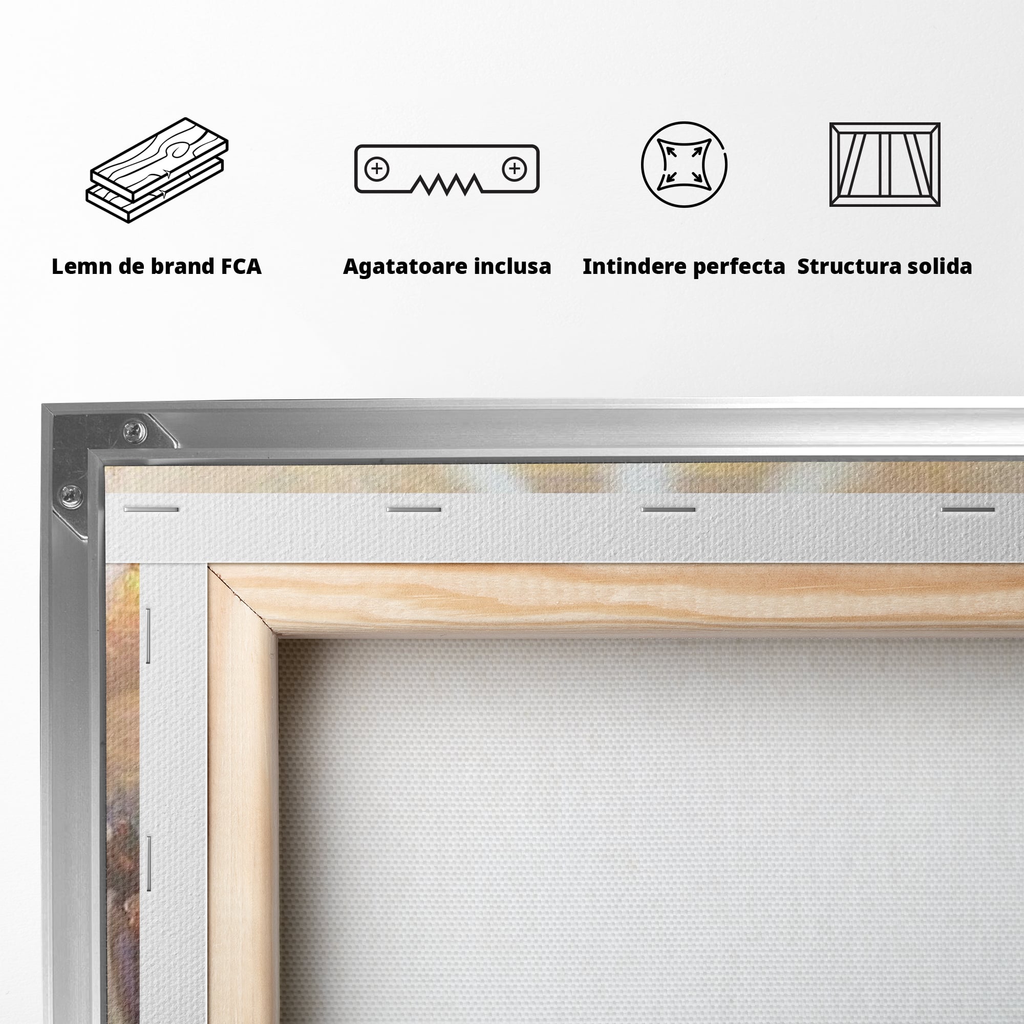 Leinwandbilder Leinwandbilder Premium LuxCanva® H1025 Himmlische Heerscharen, Engel, Himmel, Himmel, Licht, Licht, Flut, Göttlich, Kraft, Segen, Seligkeit, Wohnen, Schlafzimmer