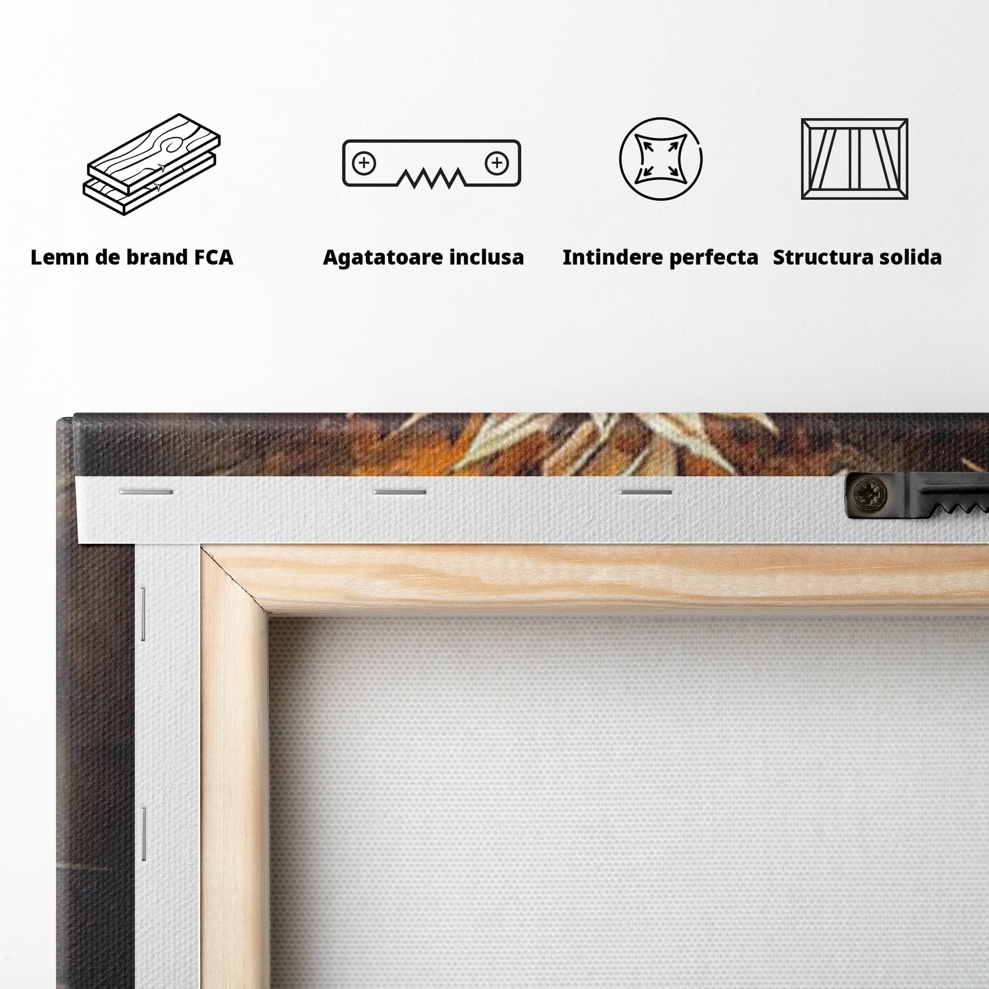 Tablou Canvas Premium LuxCanva® H1029 Ecoul Sacru al Jerfei , Coroana, Spini, Sacrificiu, Divin, Mantuire, Biblic, Jertfa, Cruce, Living, Dormitor