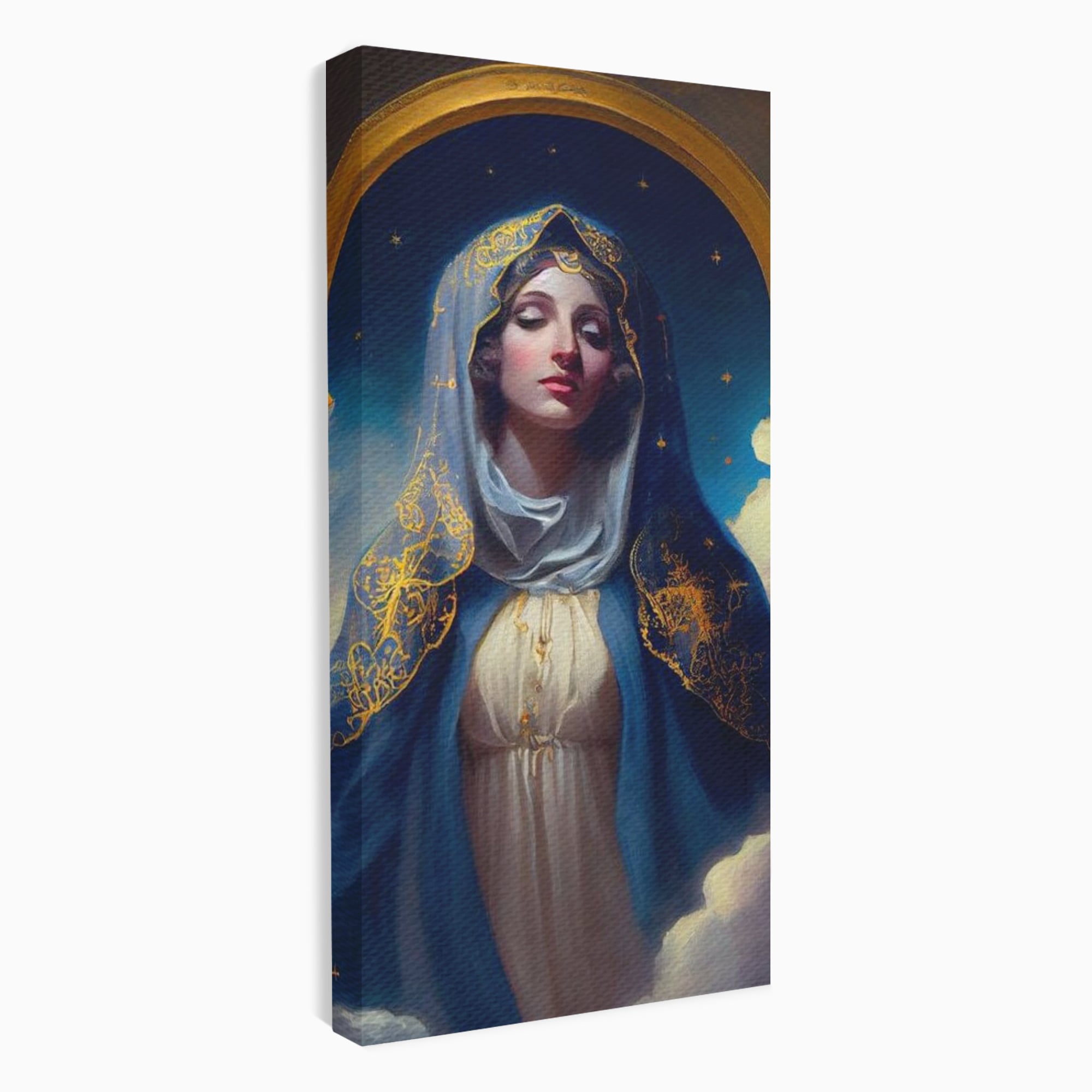 Tablou Canvas Premium LuxCanva® H1031, Divinitate si Gratie, Feciara Maria, Divinitate, Lumina, Credinta, Gratie, Ceresc, Pace Interioara, Spiritualitate, Living, Dormitor