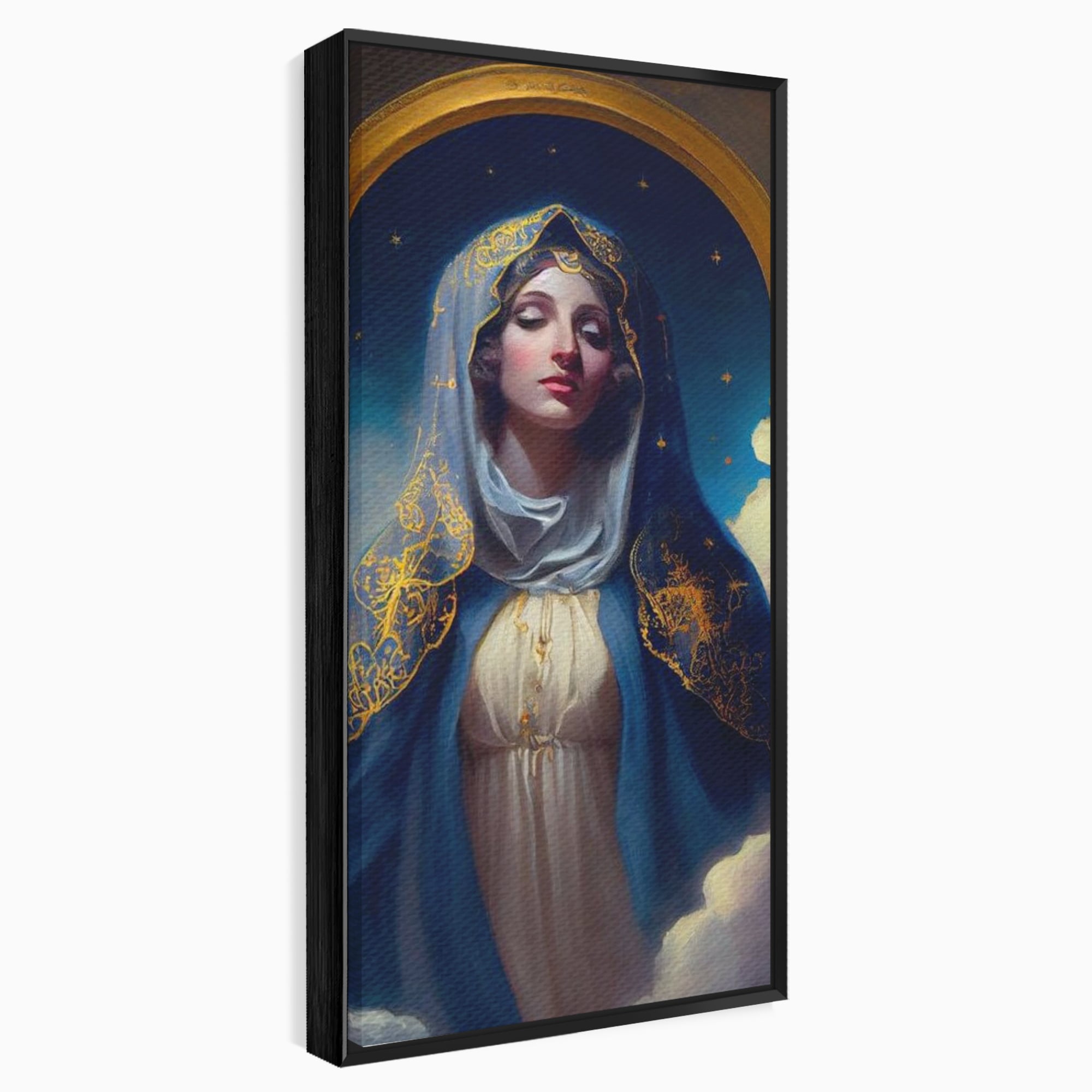 Tablou Canvas Premium LuxCanva® H1031, Divinitate si Gratie, Feciara Maria, Divinitate, Lumina, Credinta, Gratie, Ceresc, Pace Interioara, Spiritualitate, Living, Dormitor