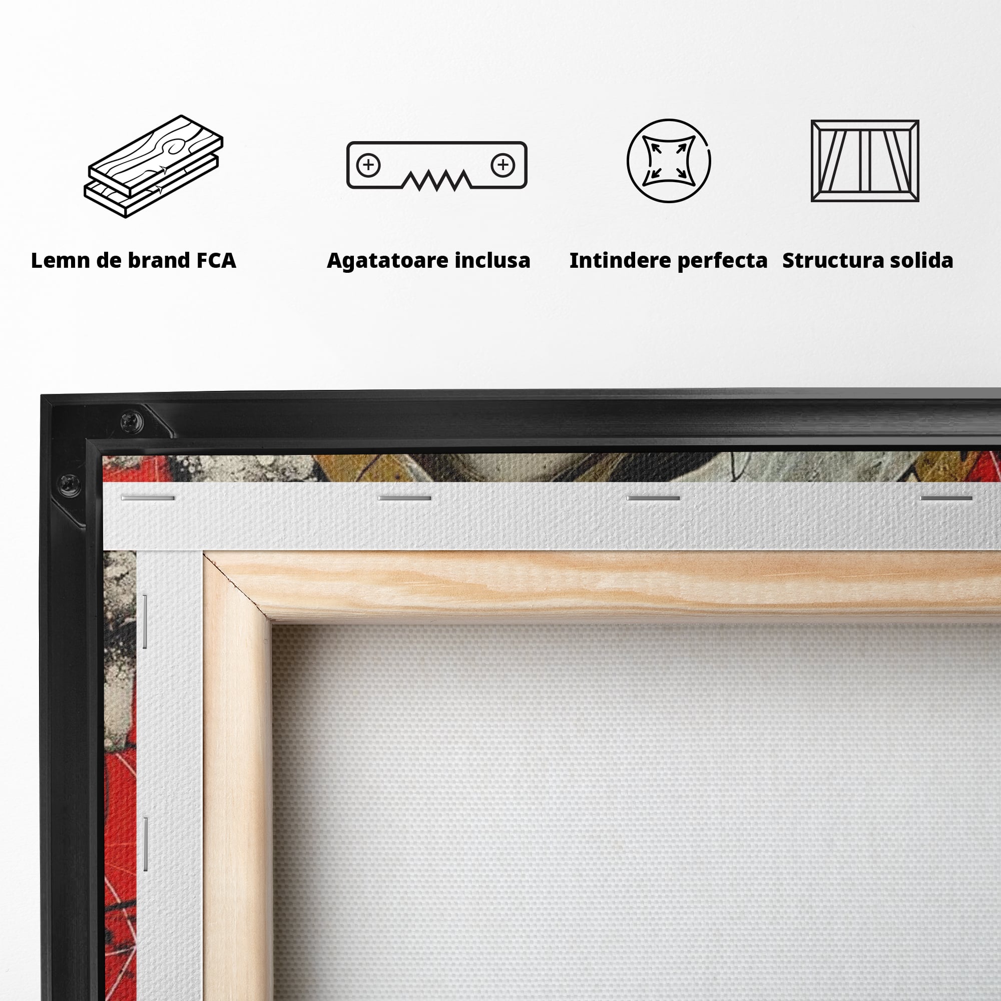 Tablou Canvas Premium LuxCanva® H1042, Aura Sacra, Icoana Reinterpretata, Speranta, Blandete, Fragilitate, Pace, Arta Religioasa Moderna, Living, Dormitor