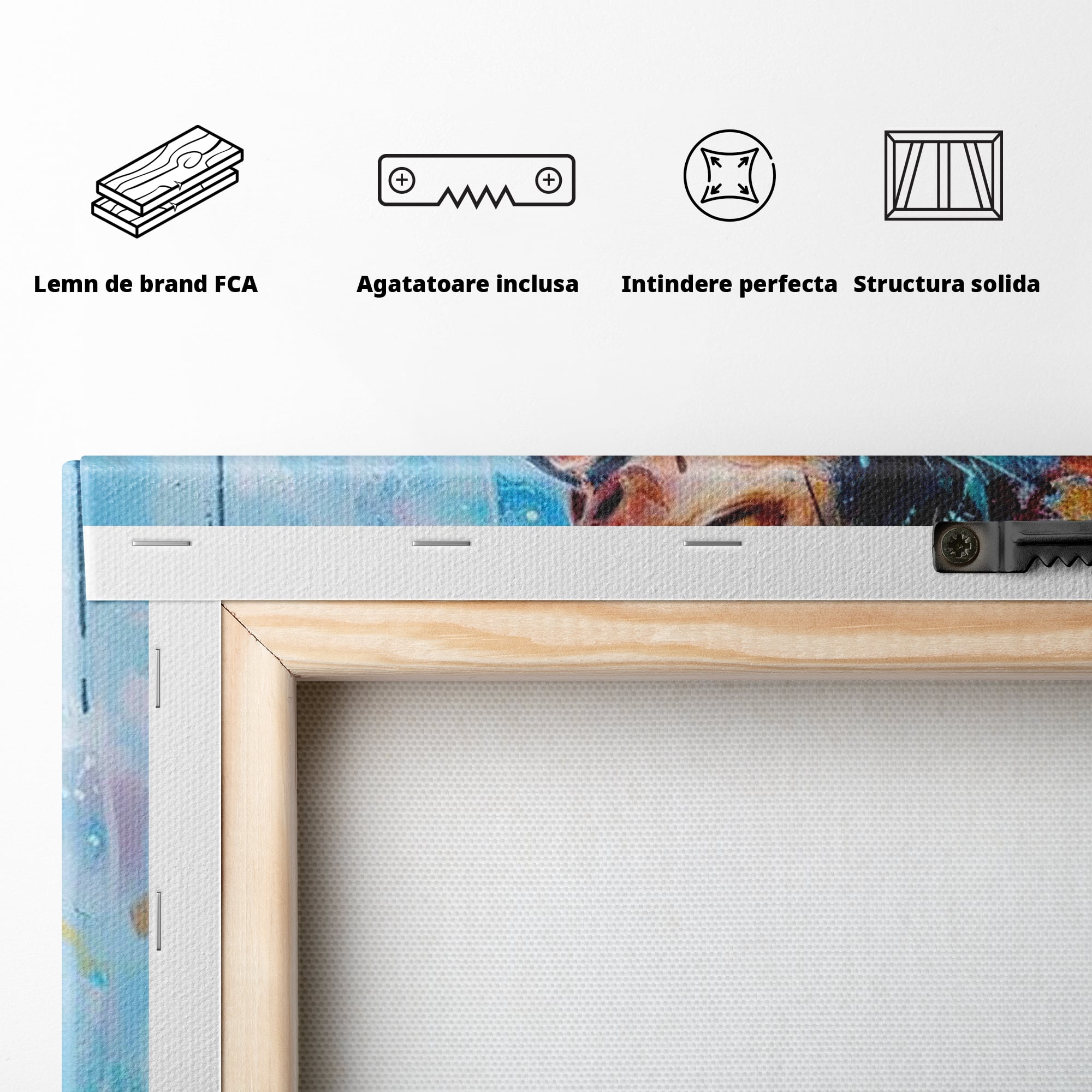 Tablou Canvas Premium LuxCanva® H1043, Coroana Sperantei, Iisus, Credinta, Speranta, Mantuire, Har, Emotie, Coroana de Spini, Arta Religioasa, Living, Dormitor
