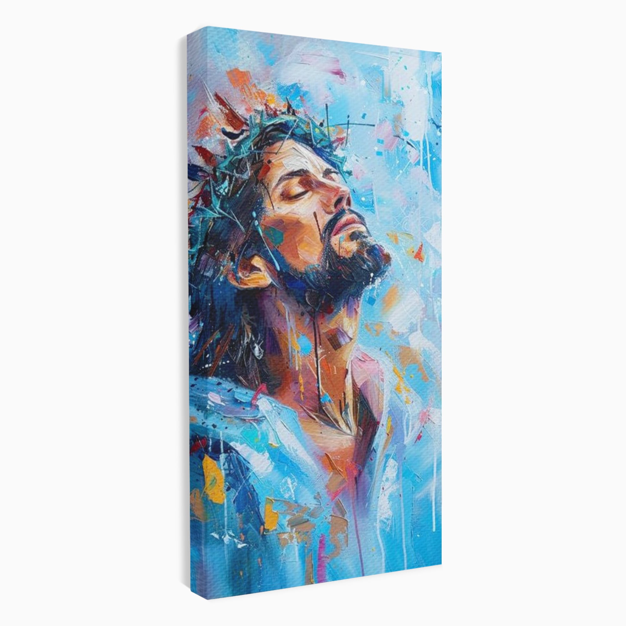 Tablou Canvas Premium LuxCanva® H1043, Coroana Sperantei, Iisus, Credinta, Speranta, Mantuire, Har, Emotie, Coroana de Spini, Arta Religioasa, Living, Dormitor